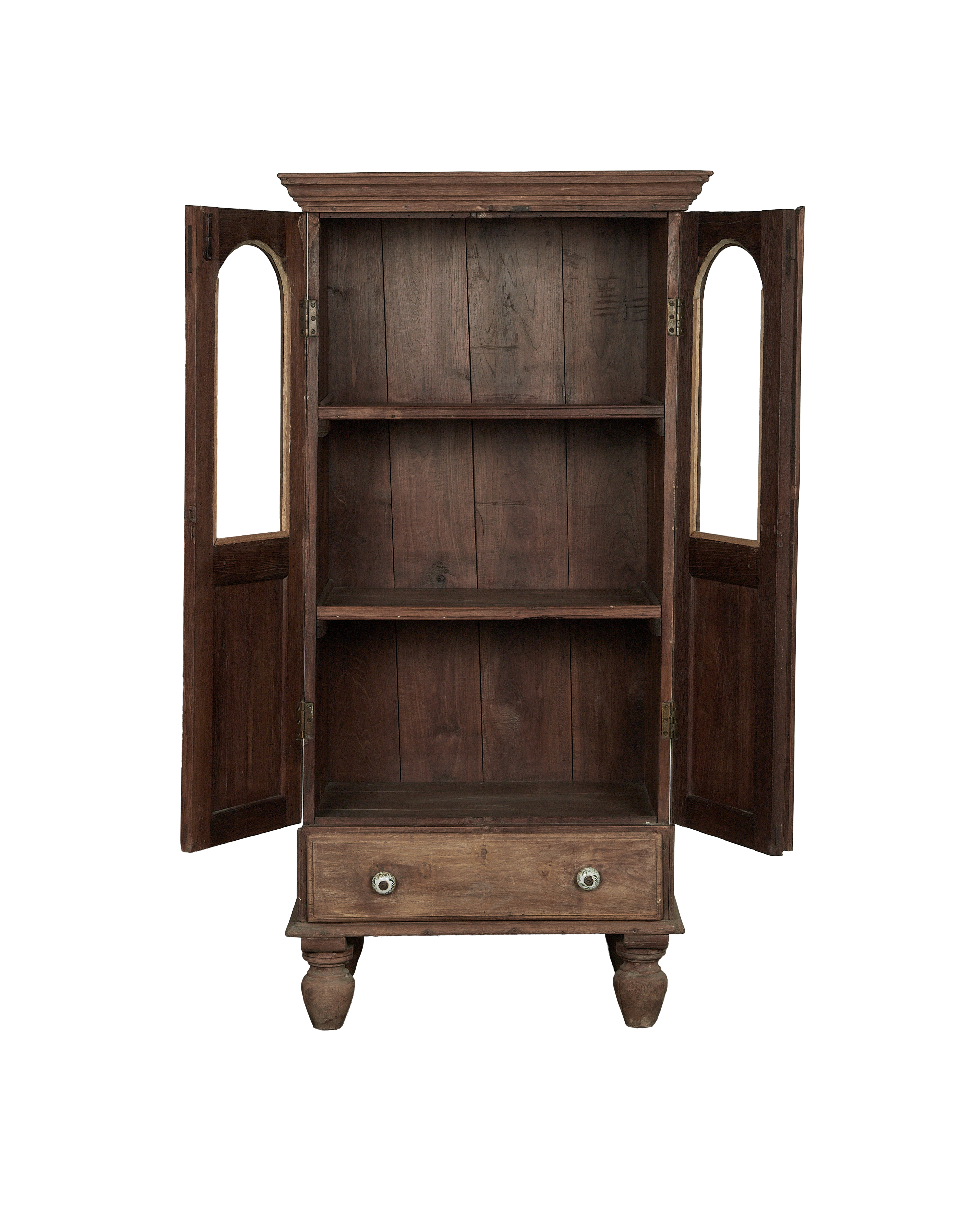 Vintage Wood Cabinet - Bleached from India made of Wood