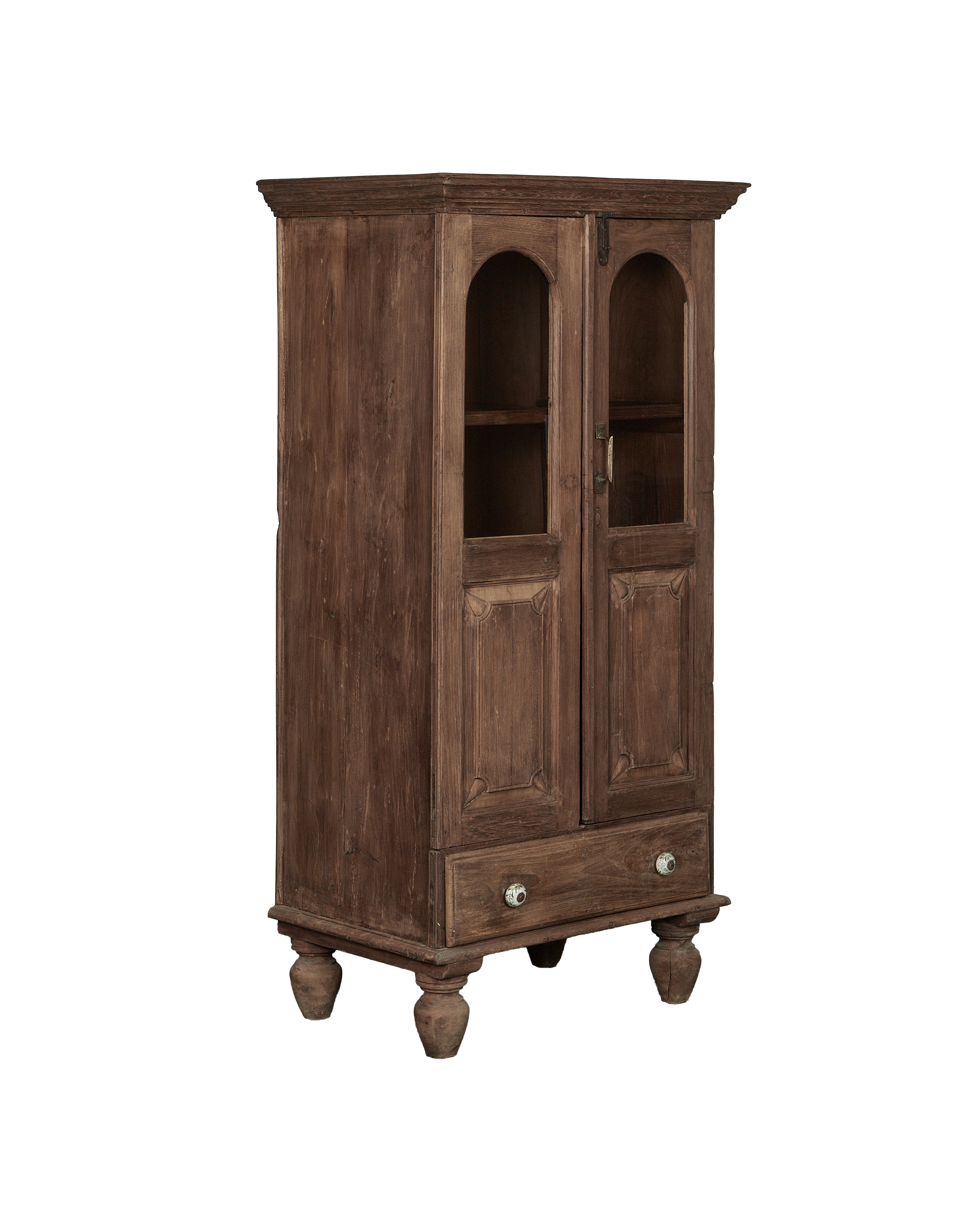 Vintage Wood Cabinet - Bleached from India made of Wood