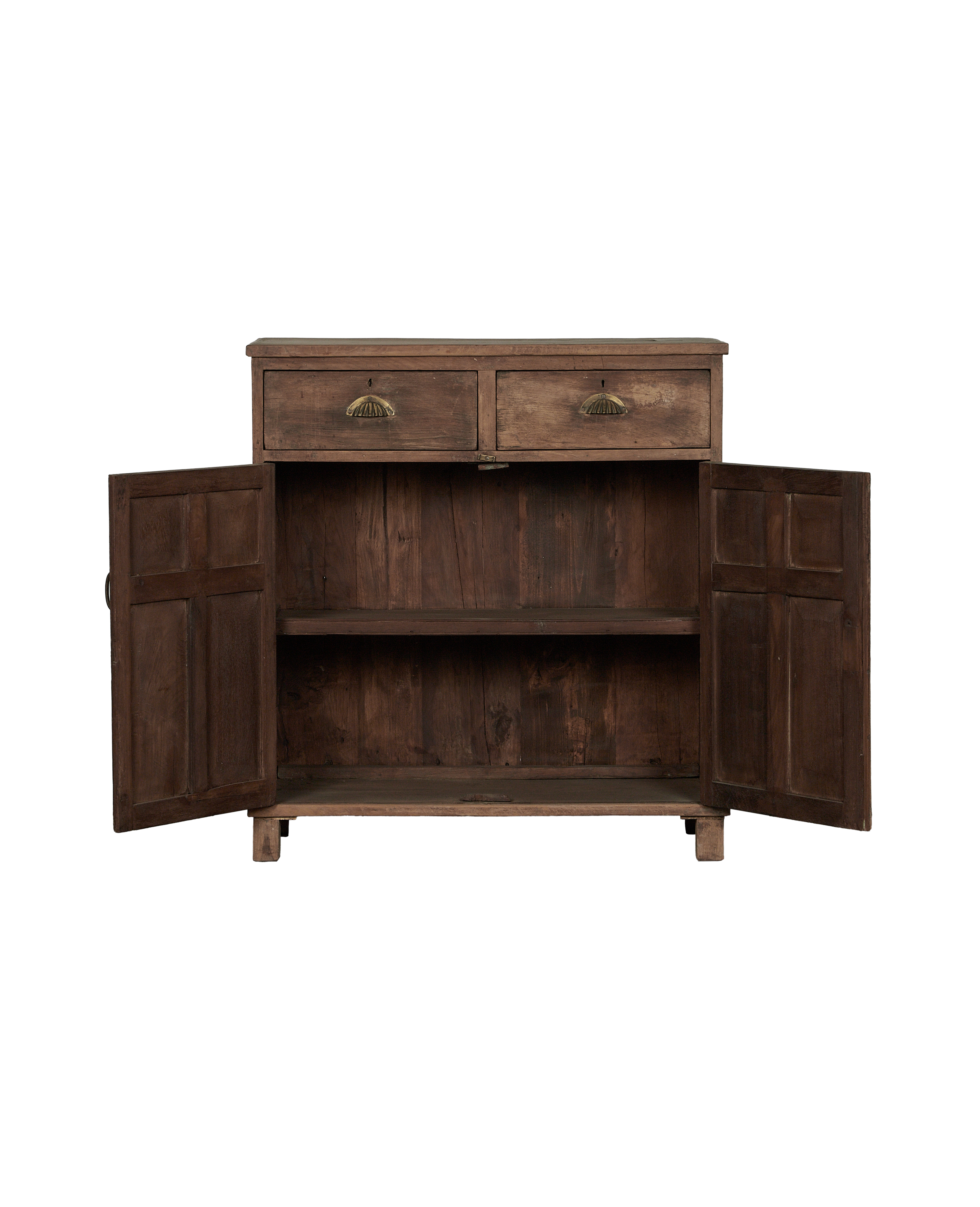 Vintage Wood Cabinet - Bleached from India made of Wood