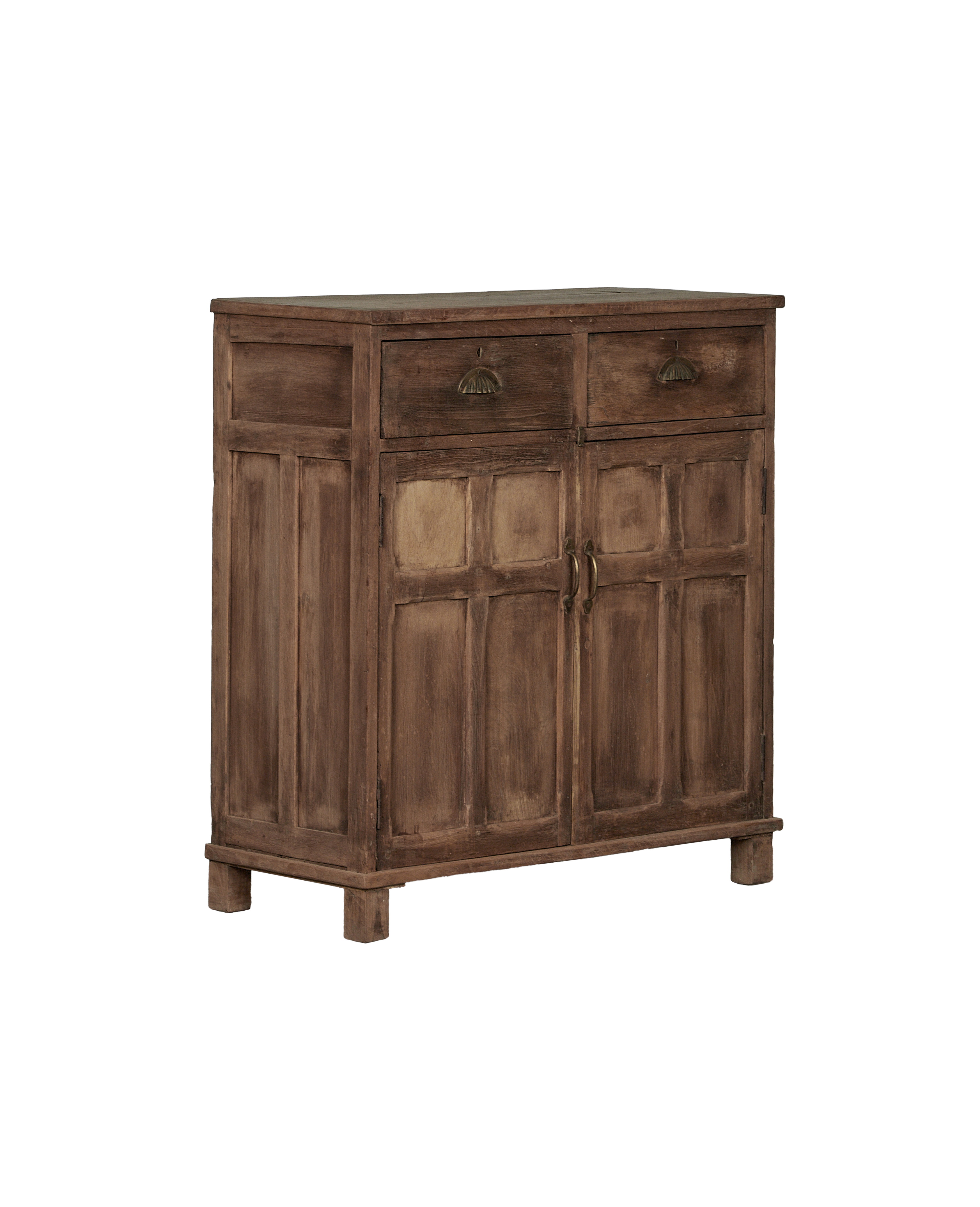 Vintage Wood Cabinet - Bleached from India made of Wood
