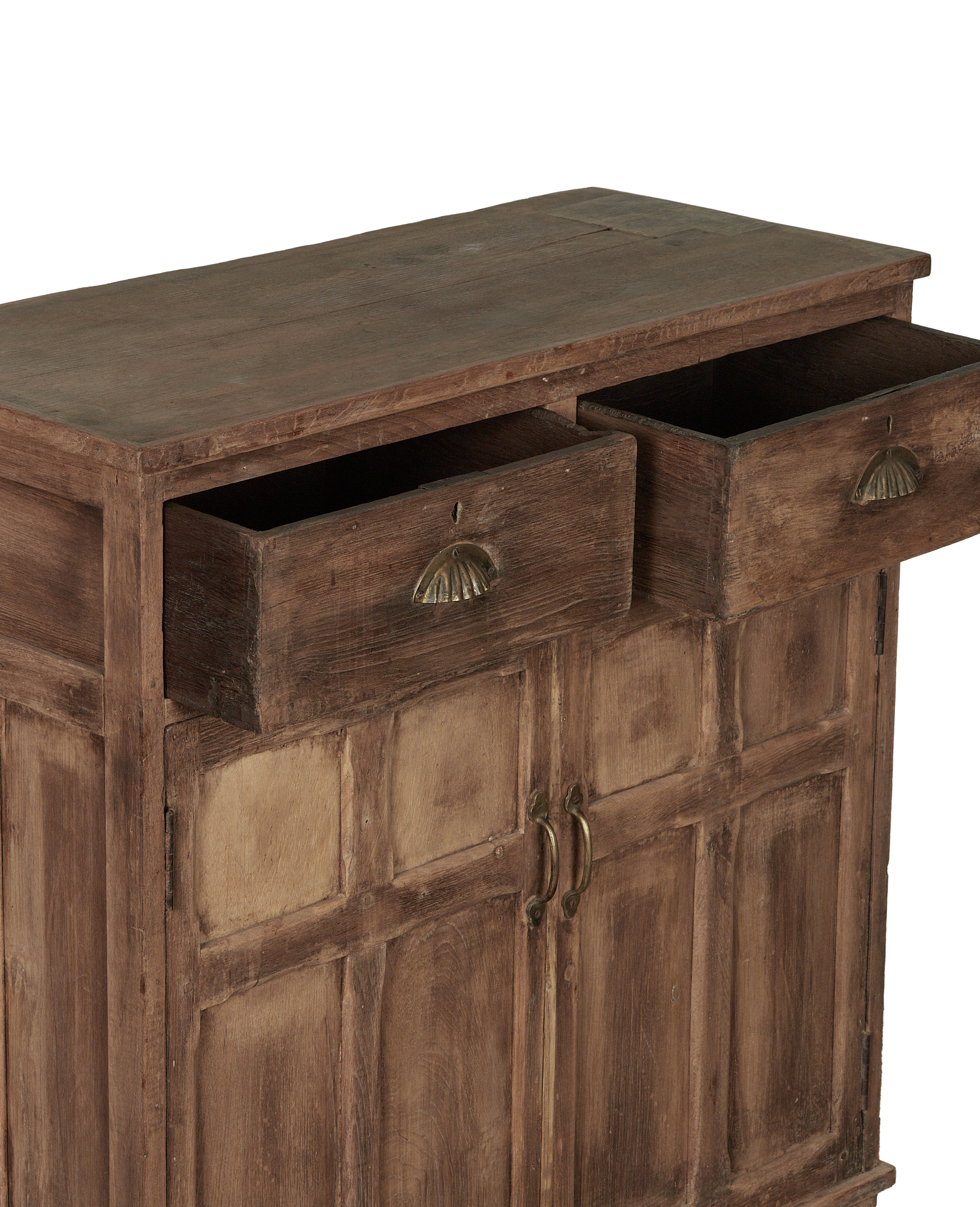 Vintage Wood Cabinet - Bleached from India made of Wood
