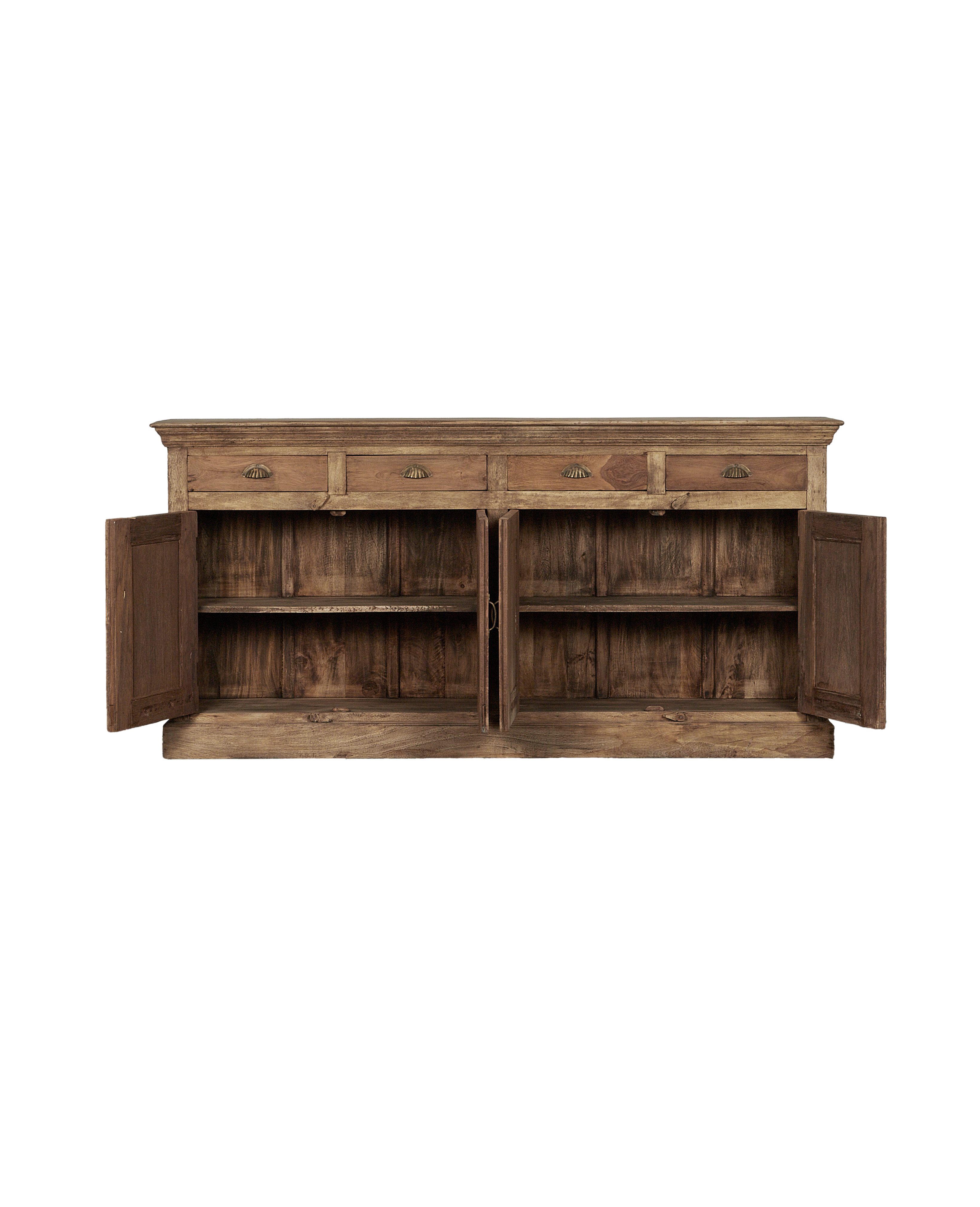 Vintage Wood Sideboard - Bleached from India made of Wood