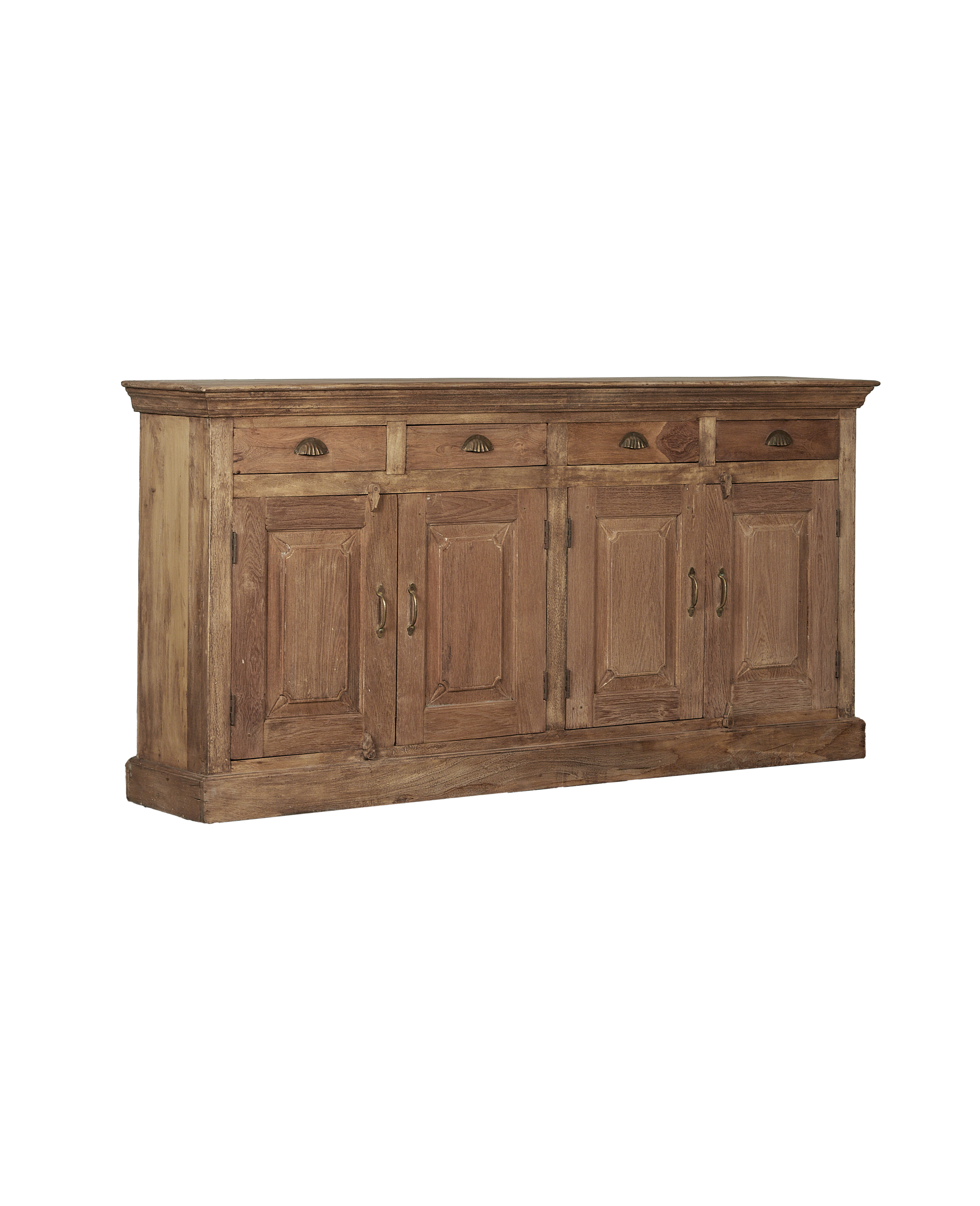 Vintage Wood Sideboard - Bleached from India made of Wood