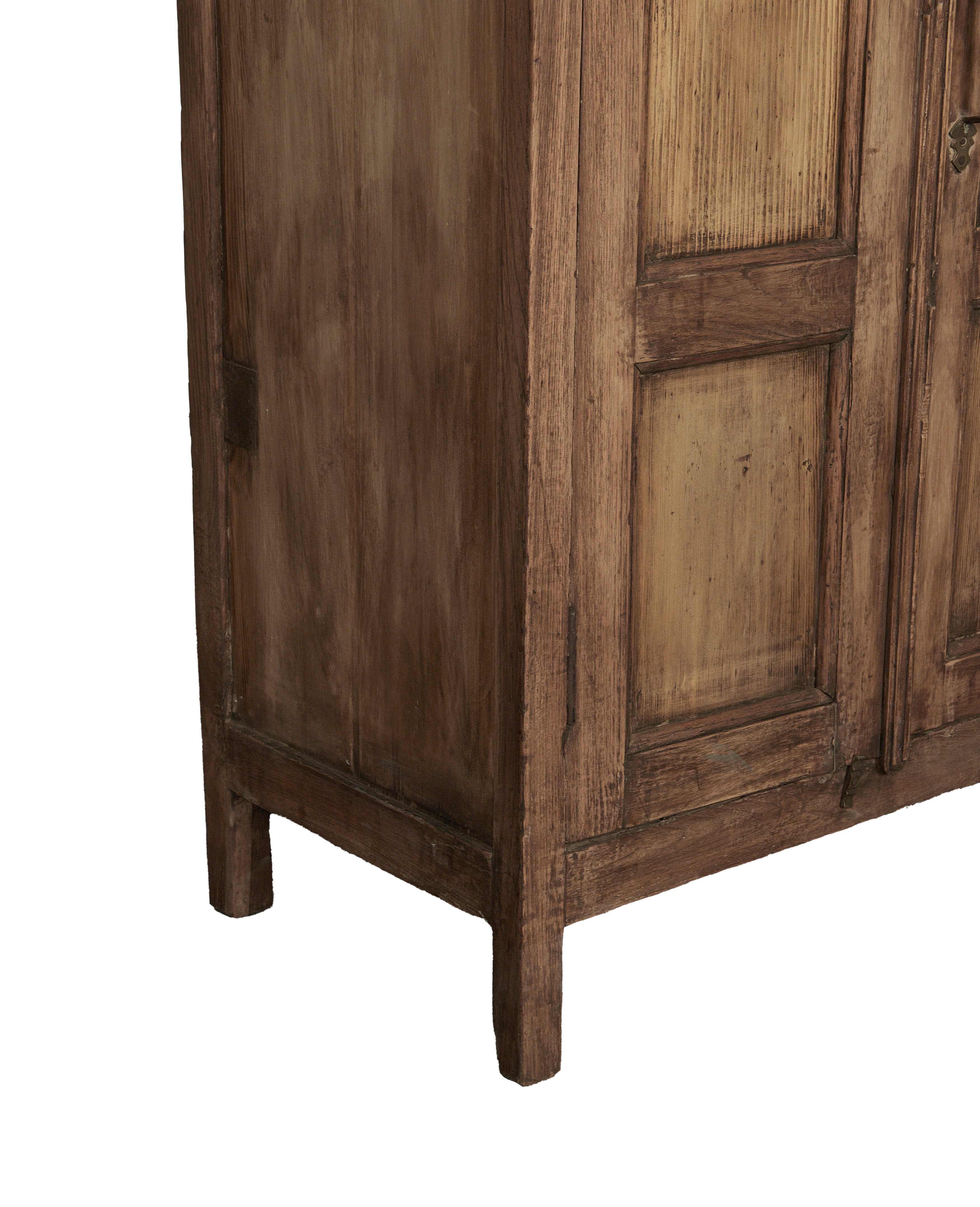 Vintage Wood Cabinet - Bleached from India made of Wood