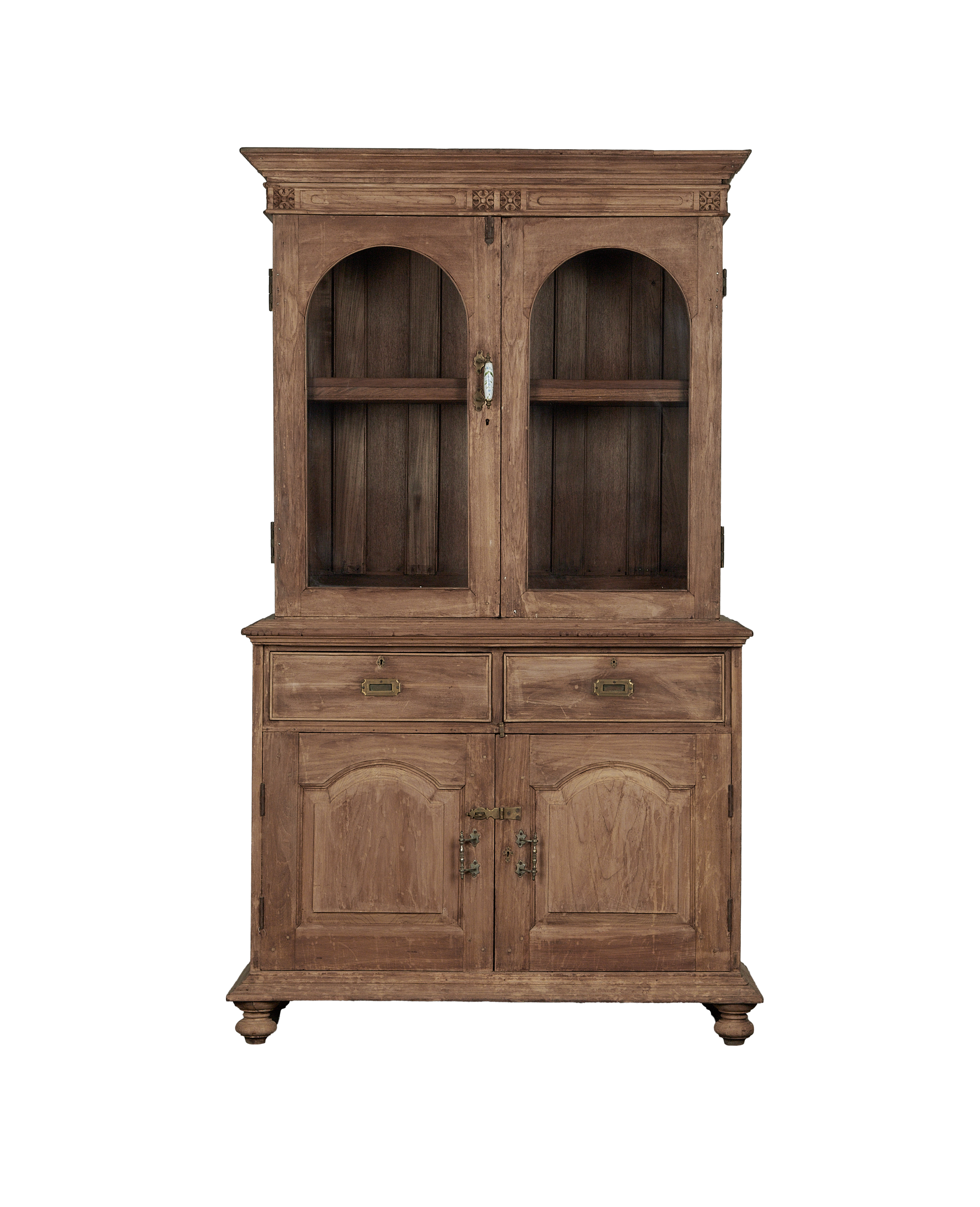 Vintage Wood Cabinet - Bleached from India made of Wood