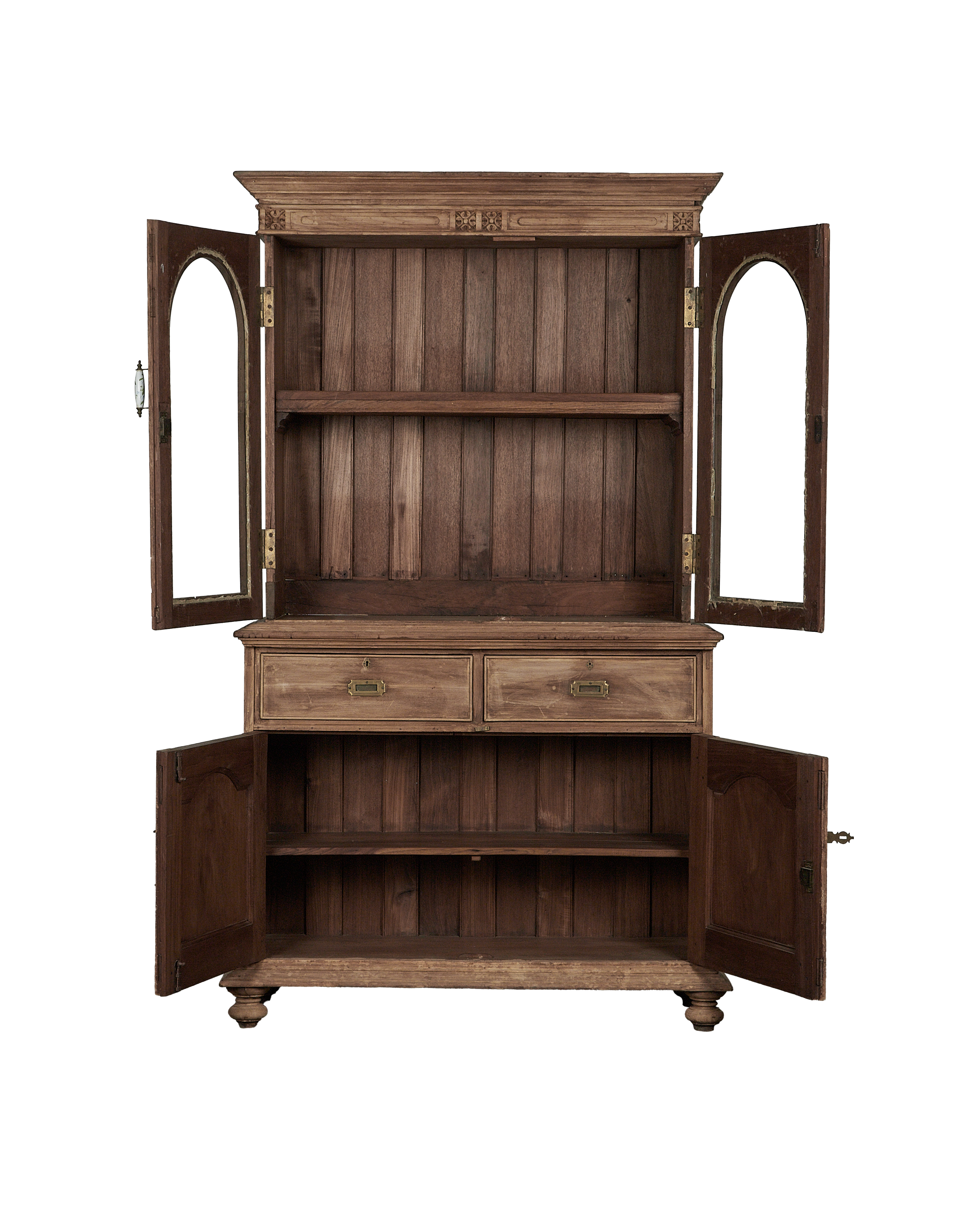 Vintage Wood Cabinet - Bleached from India made of Wood