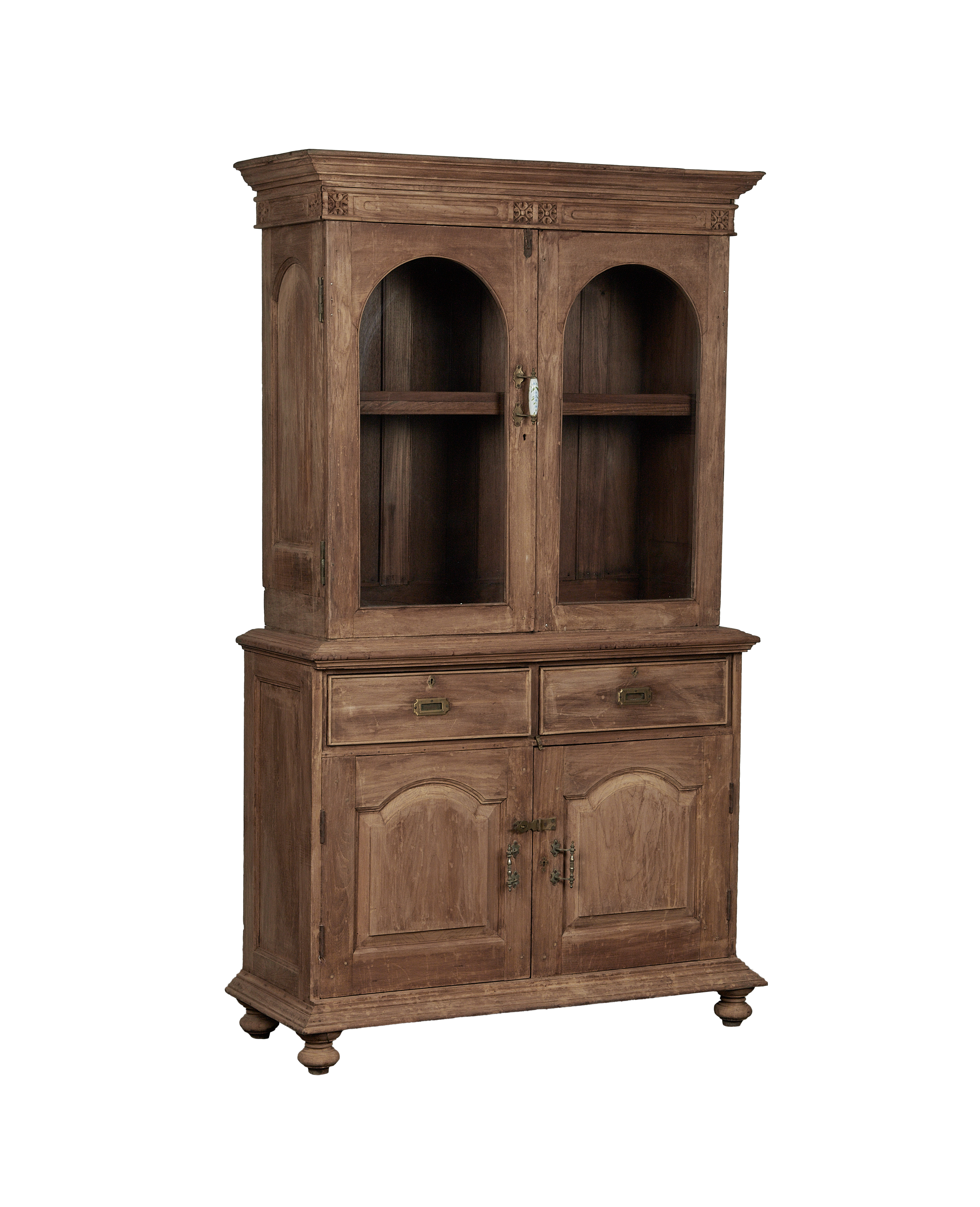 Vintage Wood Cabinet - Bleached from India made of Wood