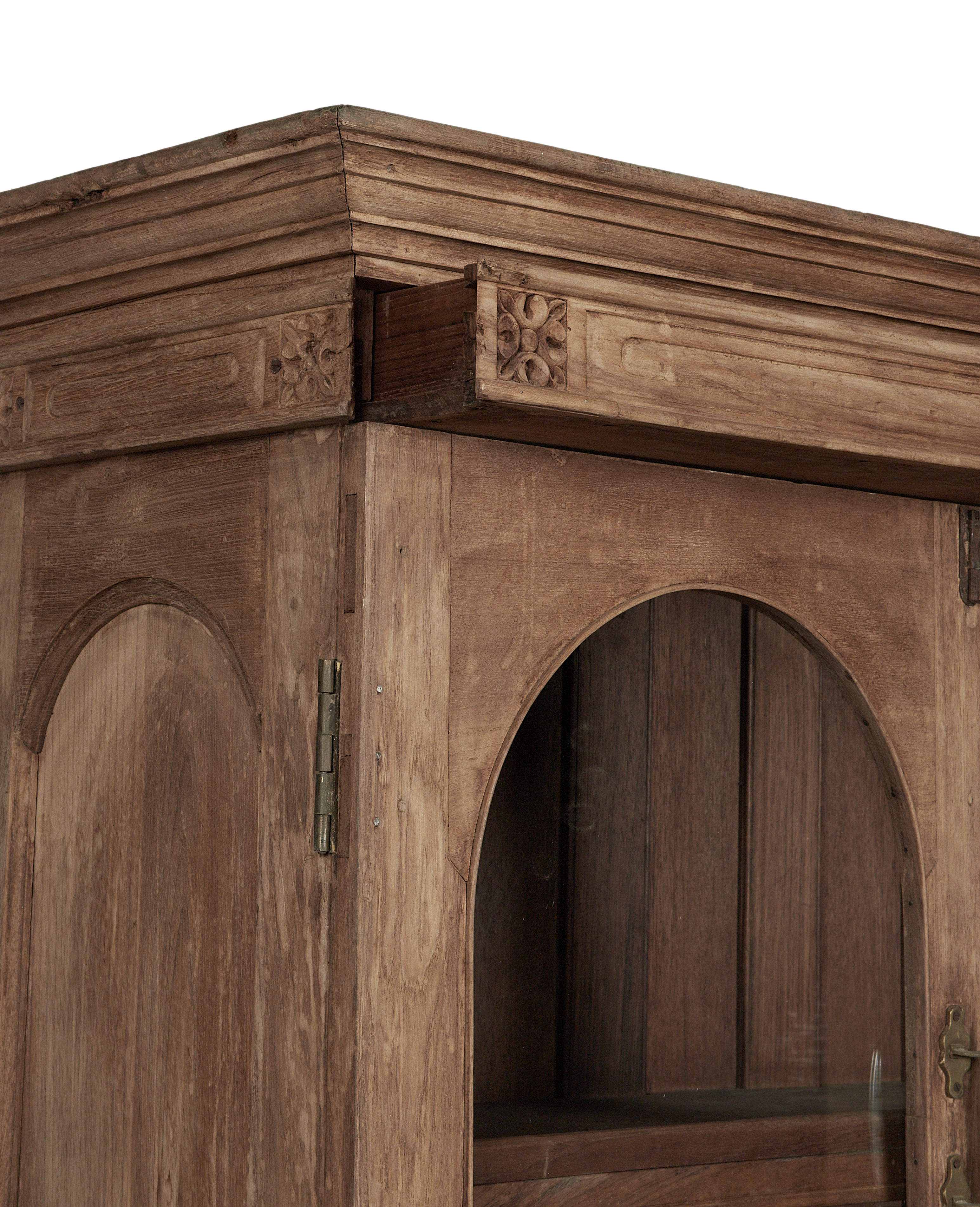Vintage Wood Cabinet - Bleached from India made of Wood