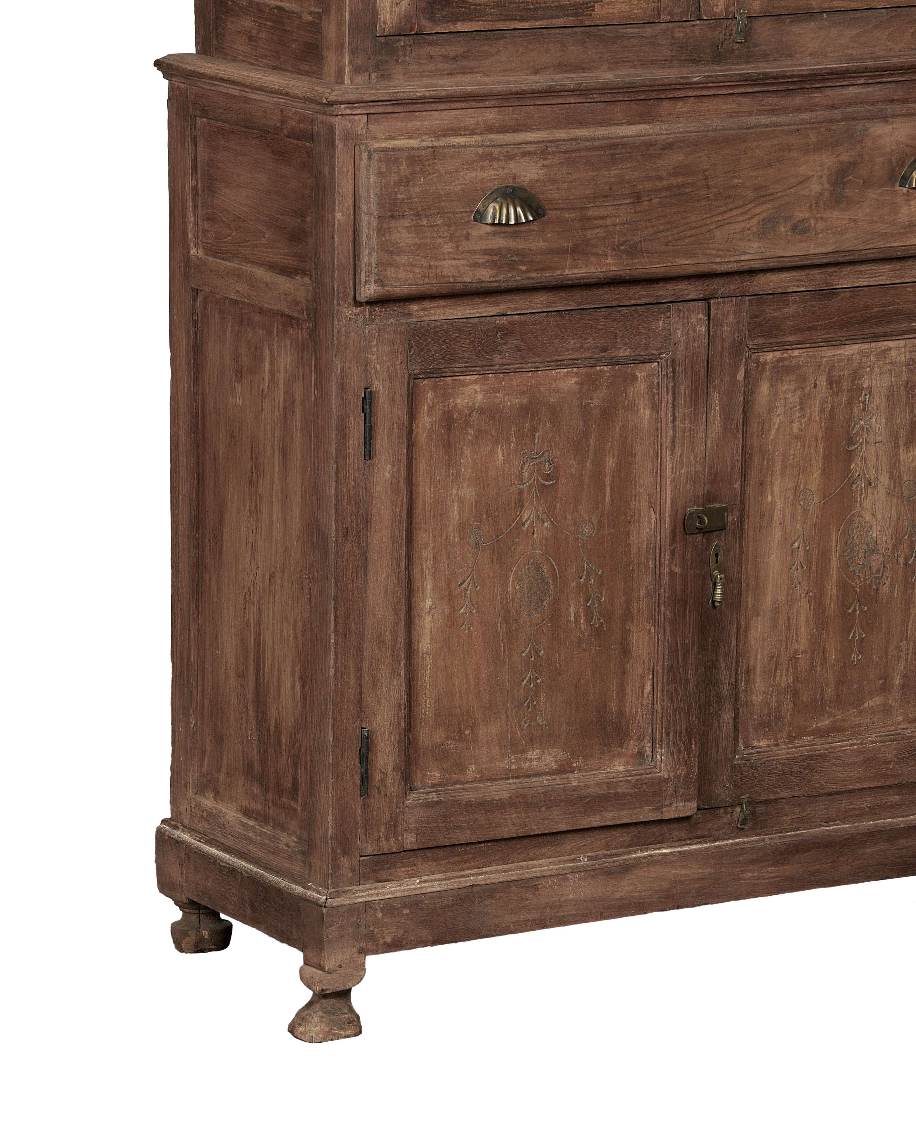 Vintage Wood Cabinet - Natural from India made of Wood