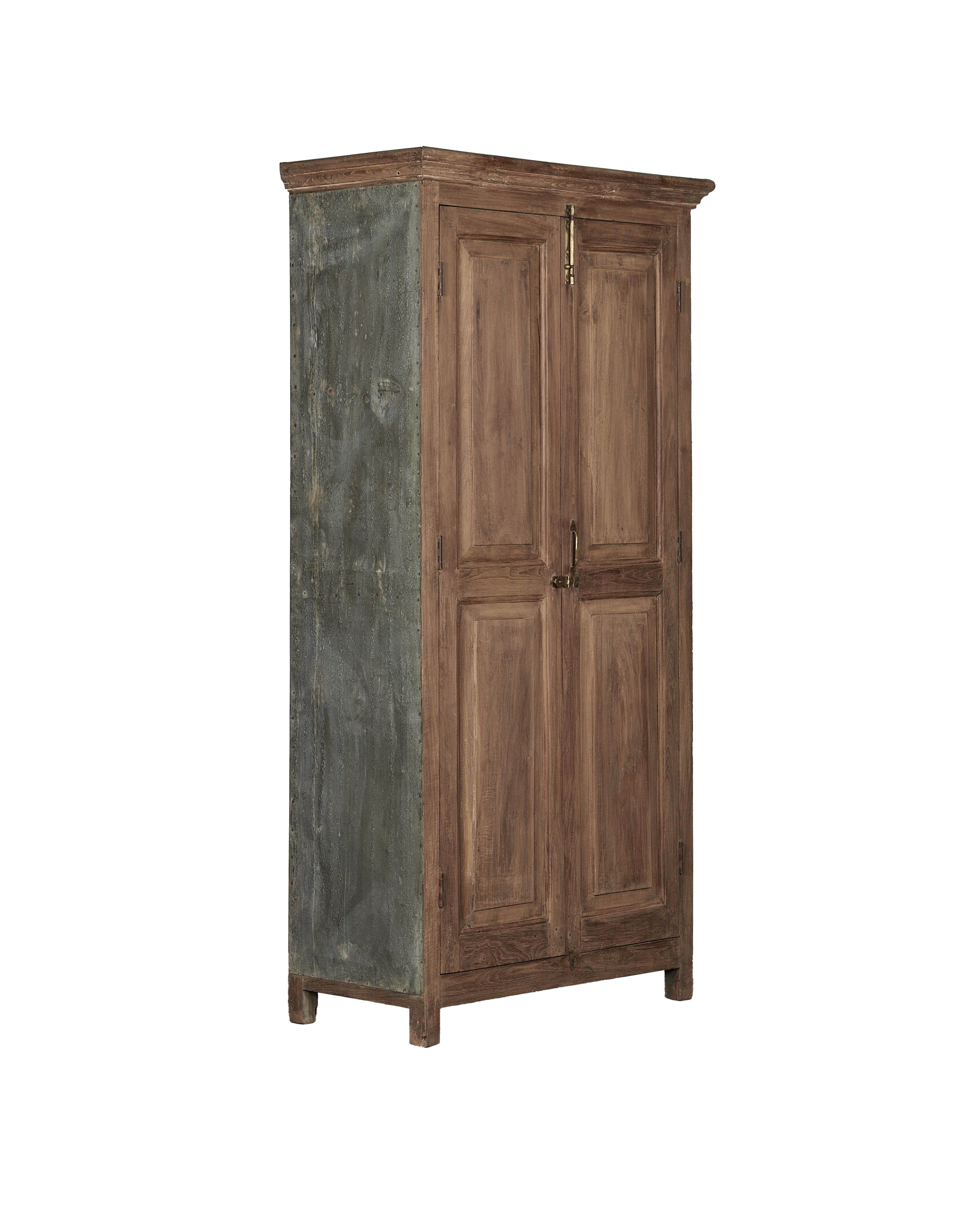 Vintage Wood Cabinet - Bleached from India made of Wood