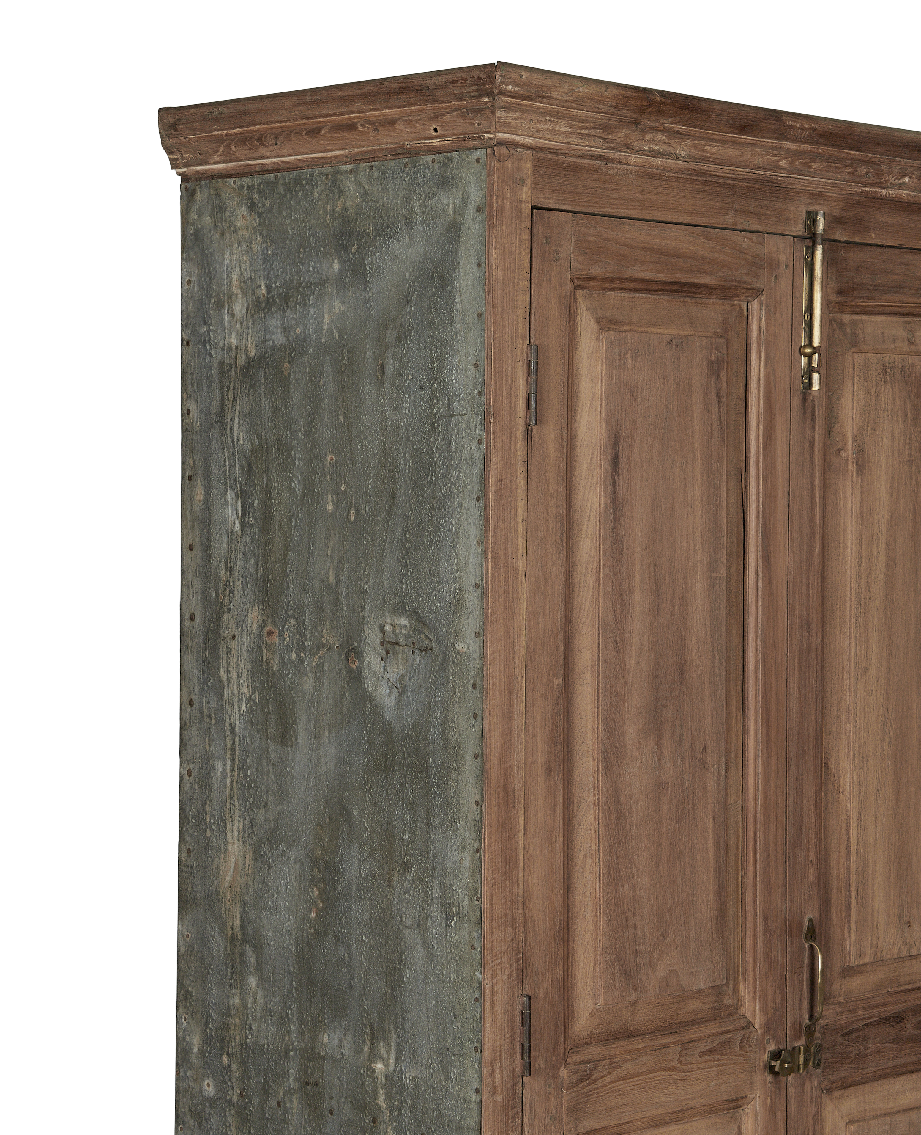 Vintage Wood Cabinet - Bleached from India made of Wood