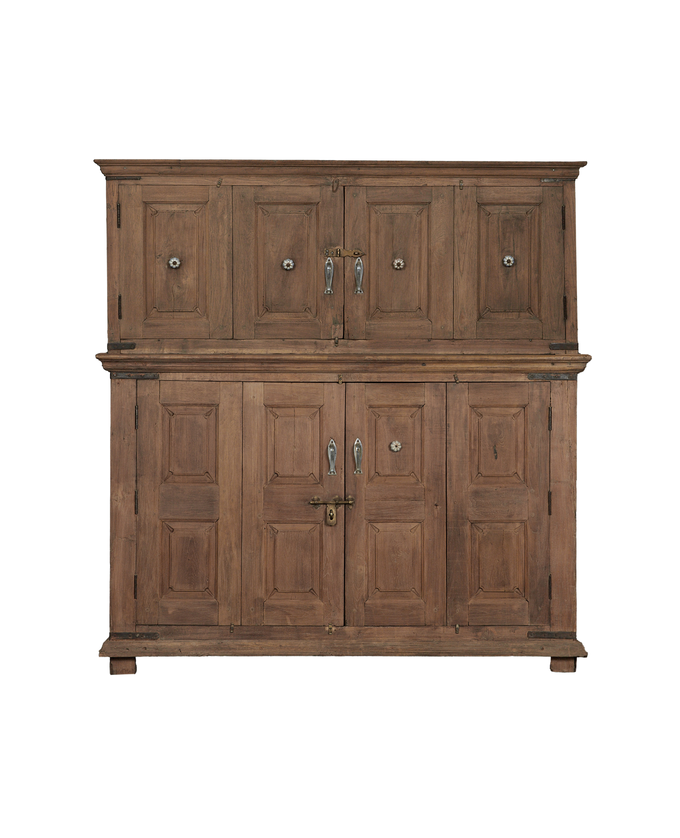 Vintage Wood Cabinet - Bleached from India made of Wood