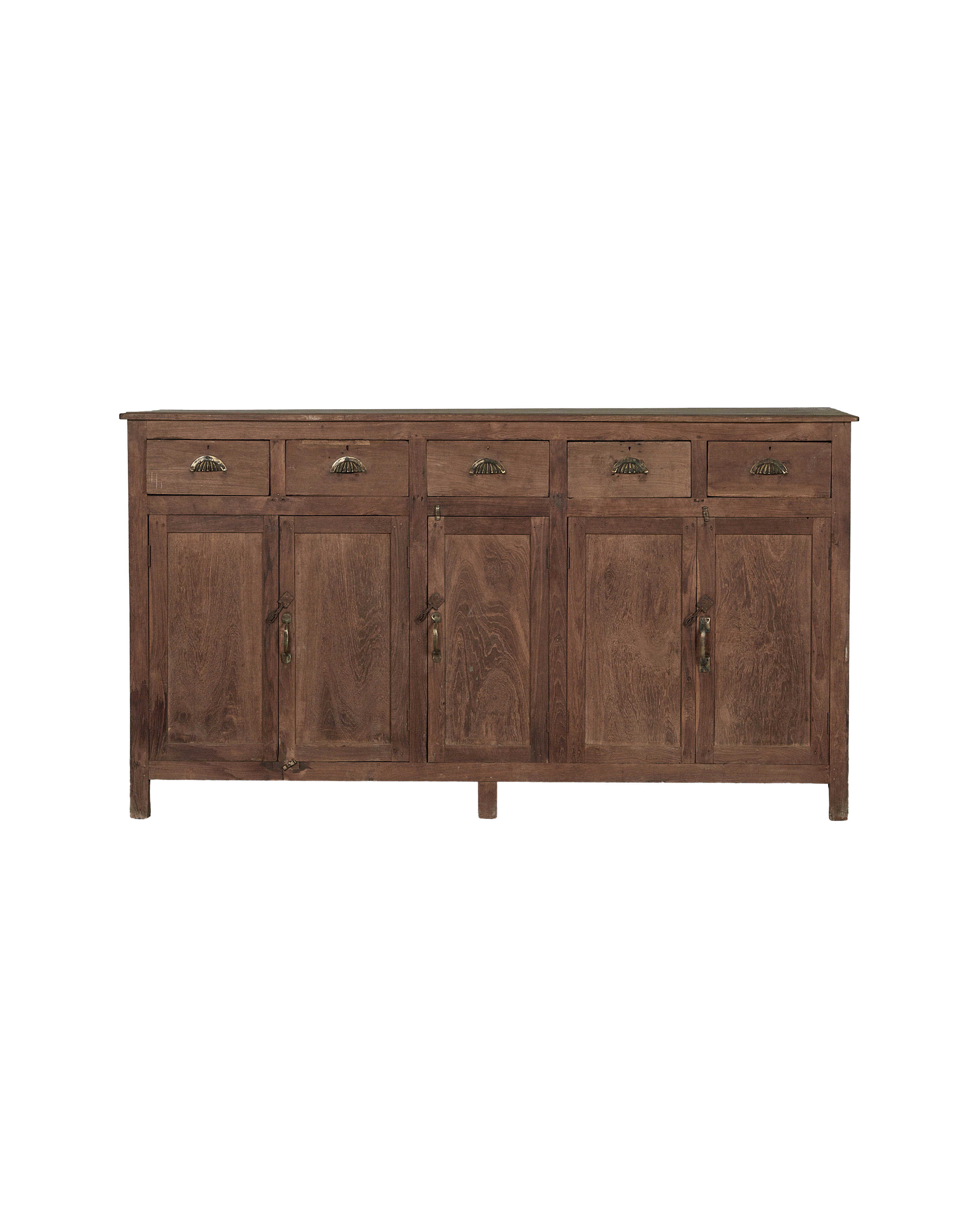 Vintage Wood Store Counter - Natural from India made of Wood