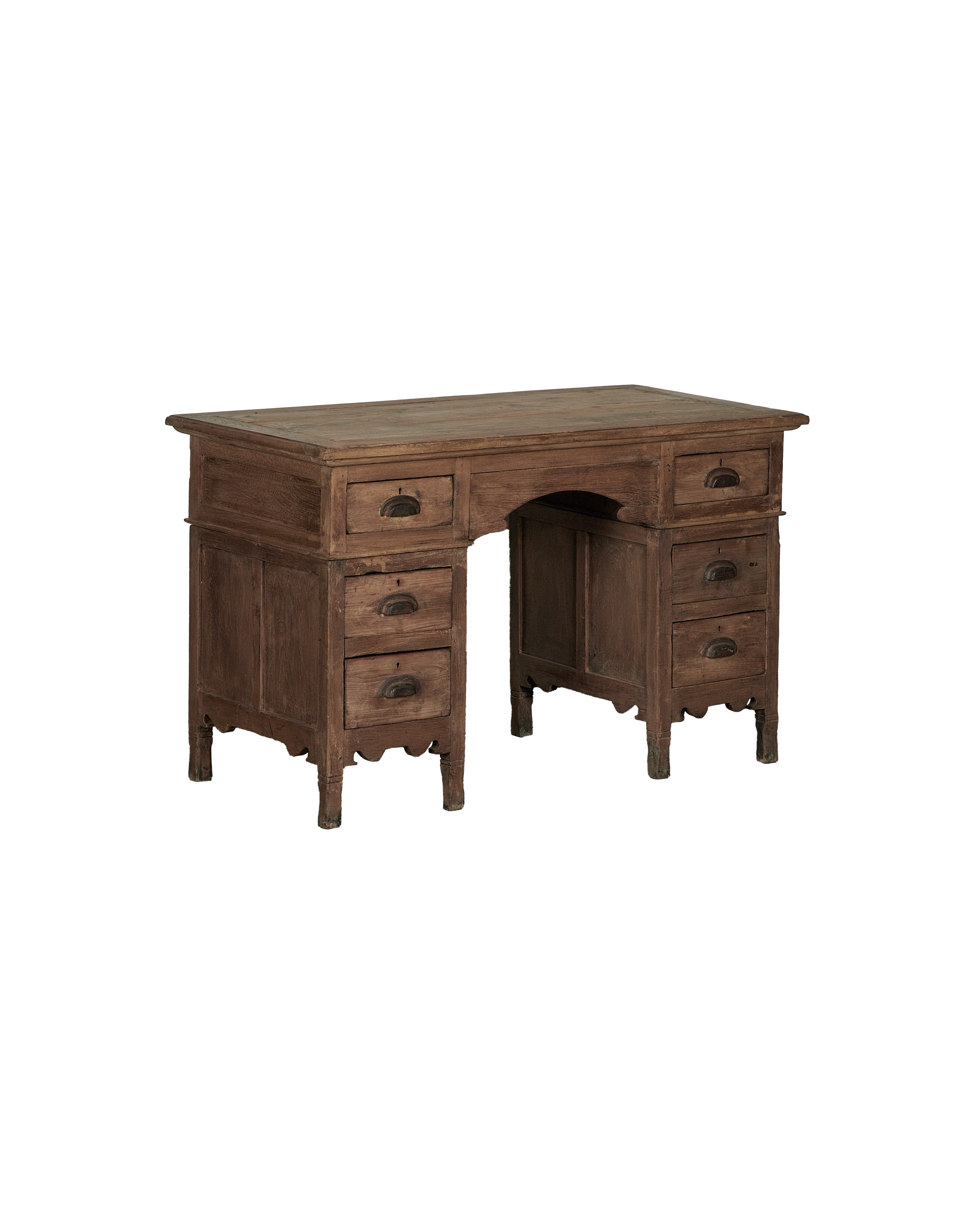 Vintage Wood Desk - Bleached from India made of Wood