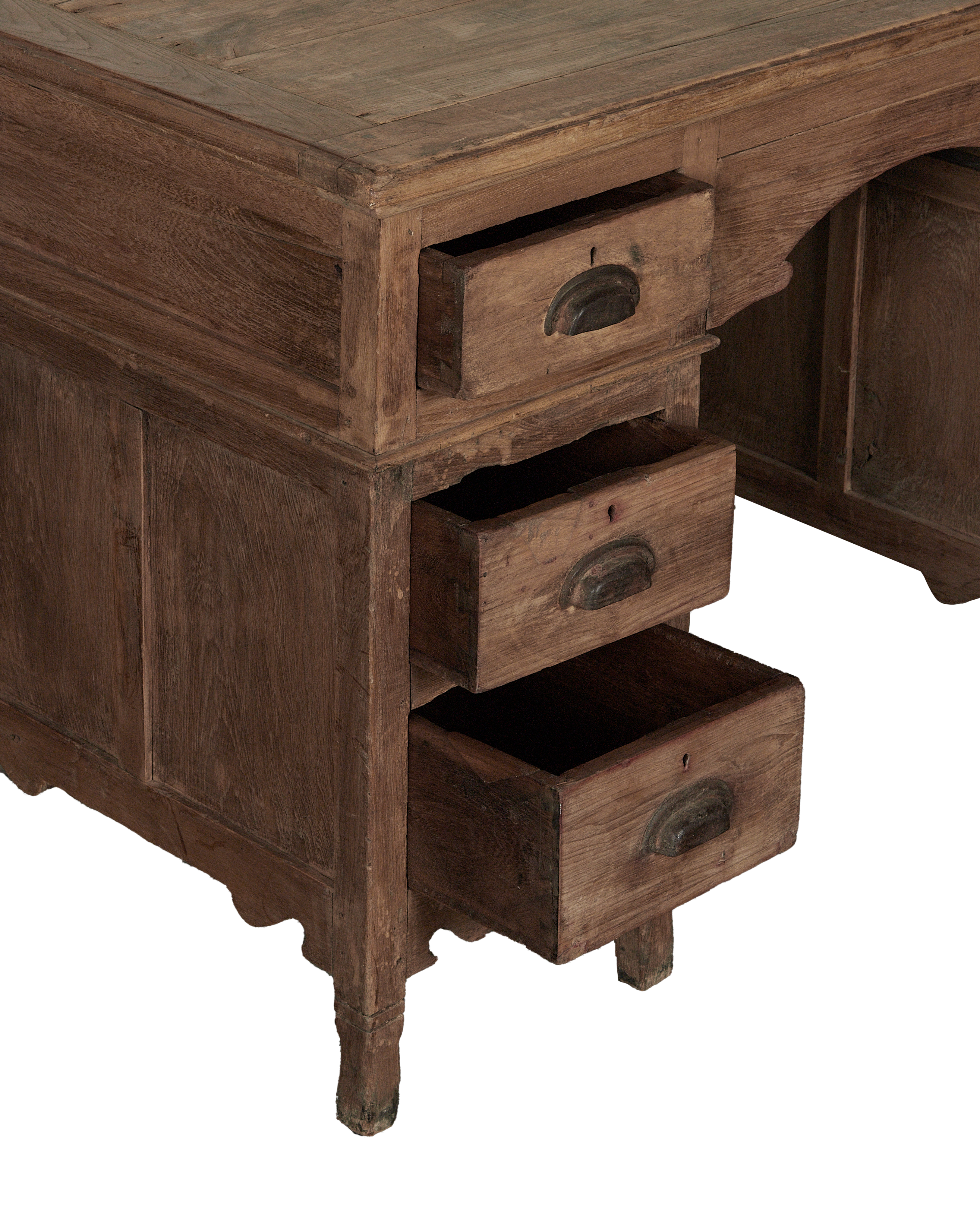 Vintage Wood Desk - Bleached from India made of Wood