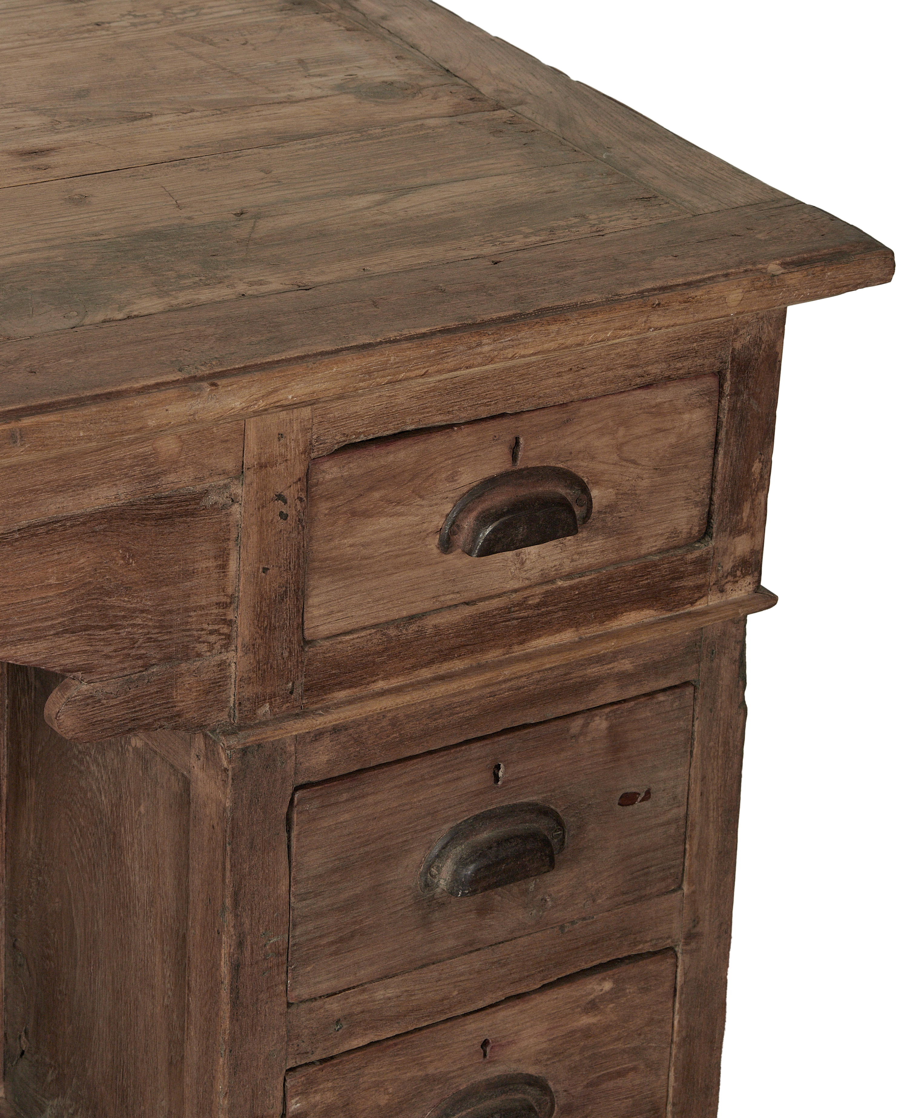 Vintage Wood Desk - Bleached from India made of Wood
