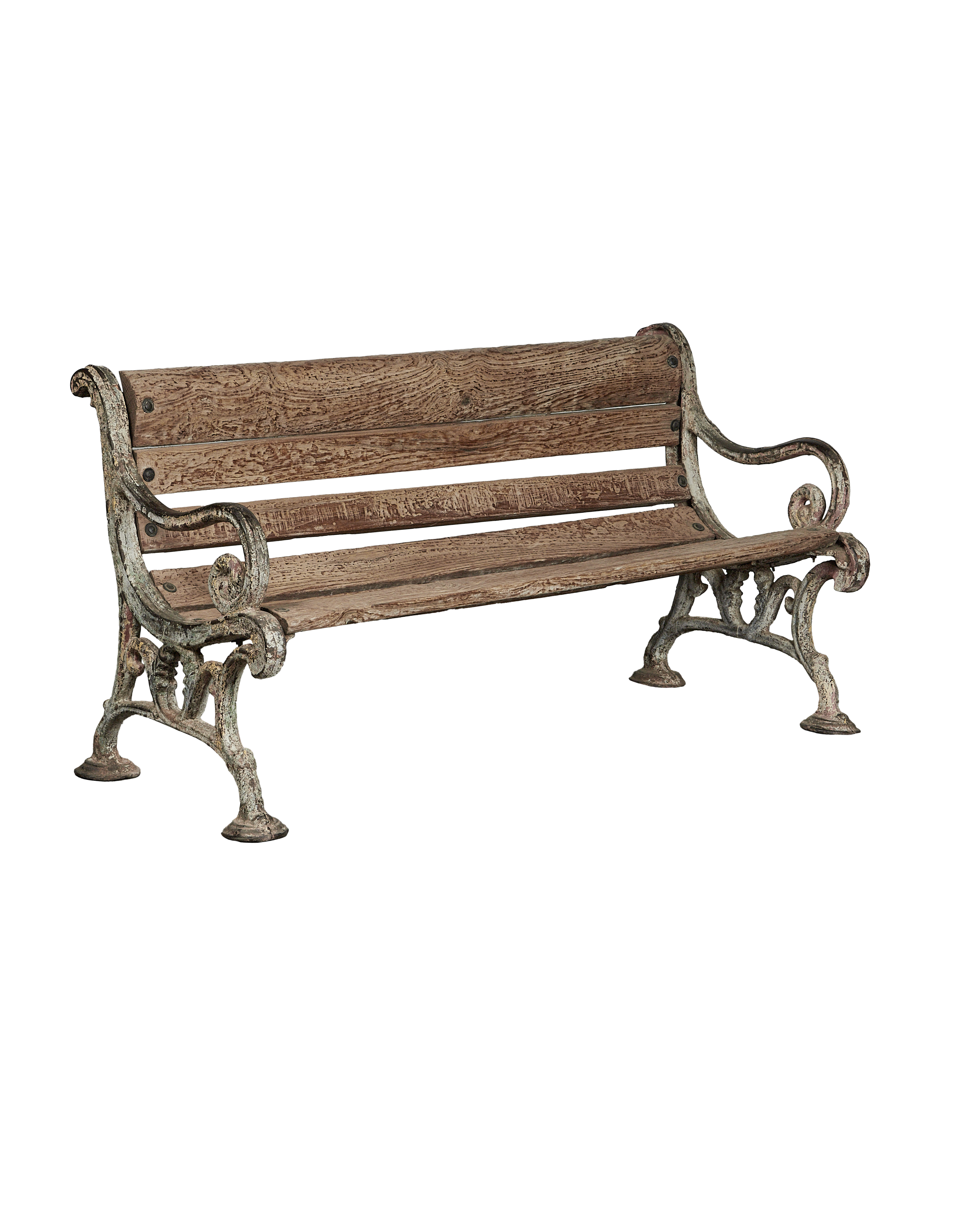 Wood Park Bench