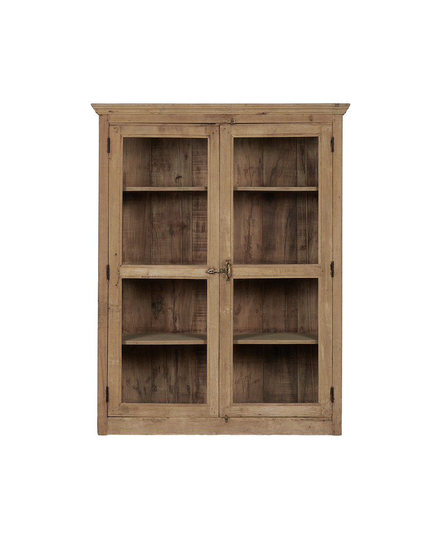 Vintage Wood Cabinet - Bleached from India made of Wood