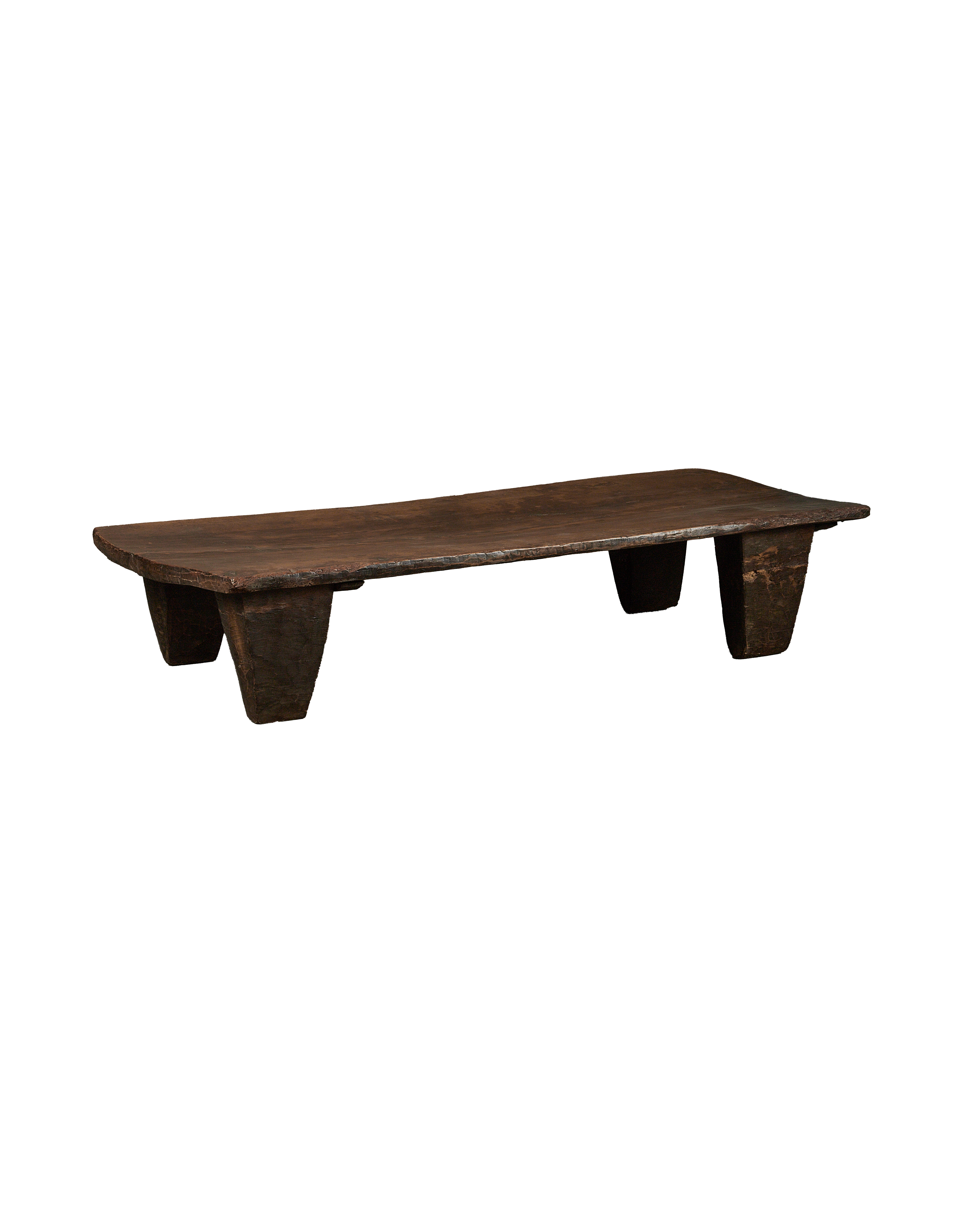 Antique Nagaland Coffee Table from India made of Wood