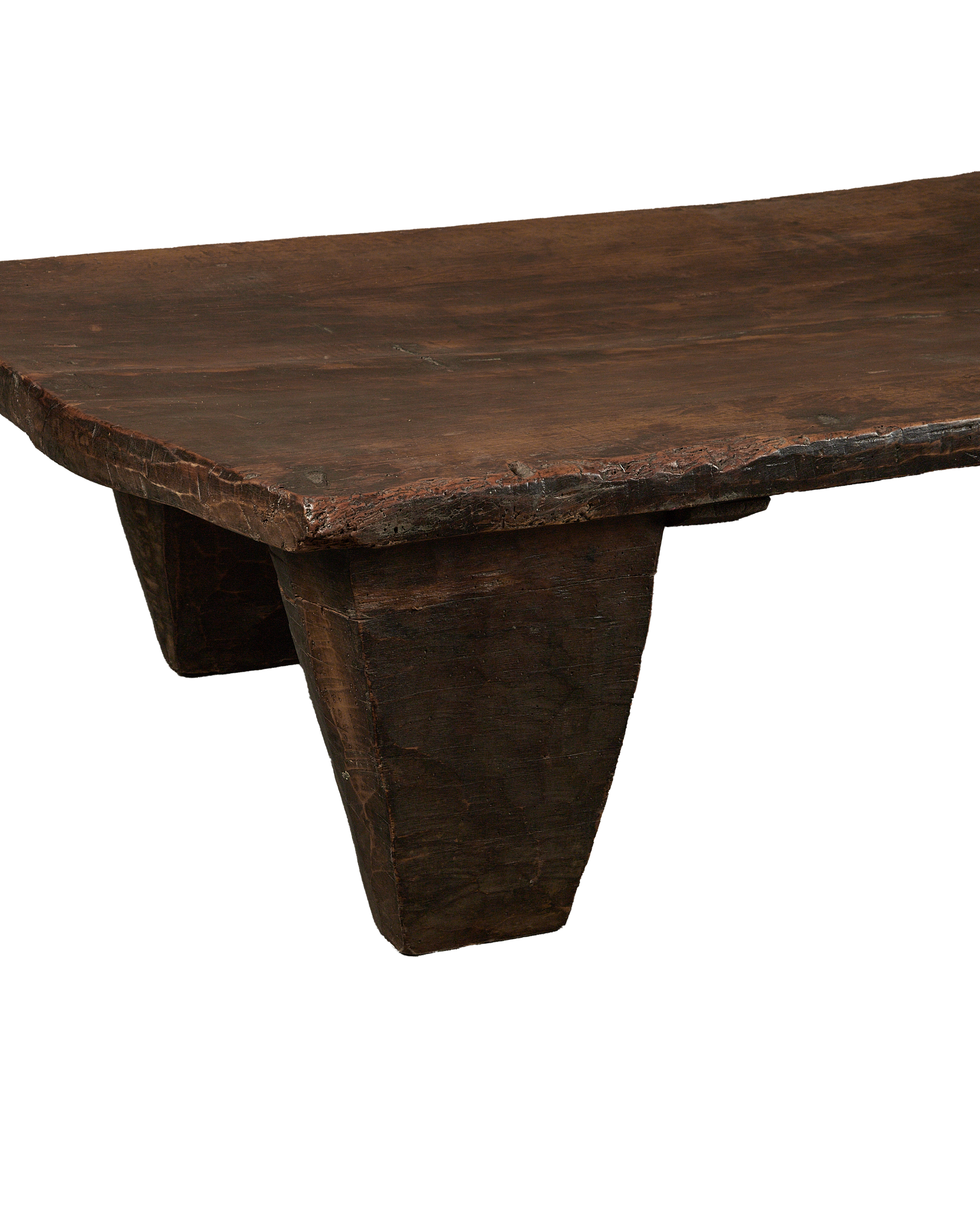 Antique Nagaland Coffee Table from India made of Wood