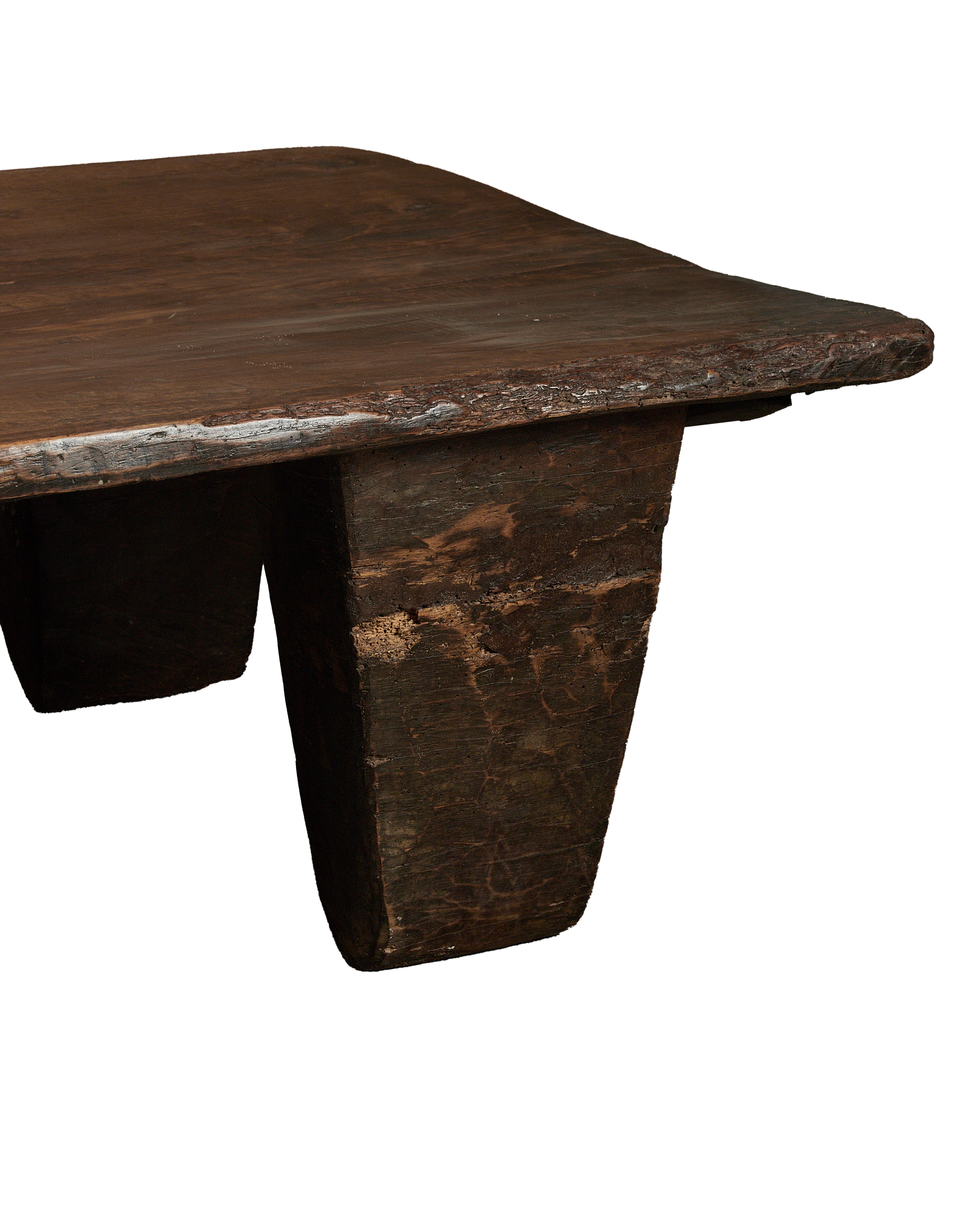 Antique Nagaland Coffee Table from India made of Wood