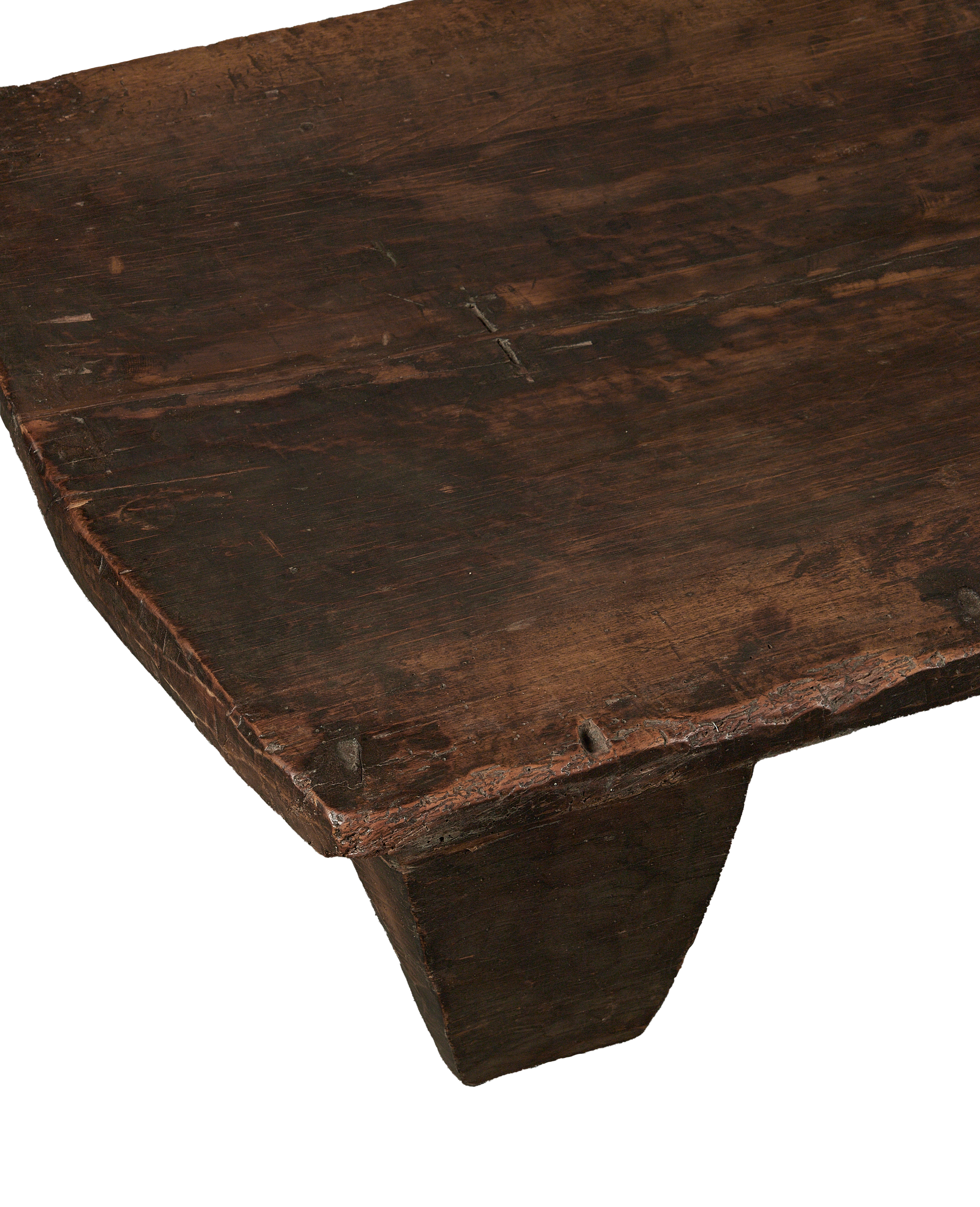 Antique Nagaland Coffee Table from India made of Wood
