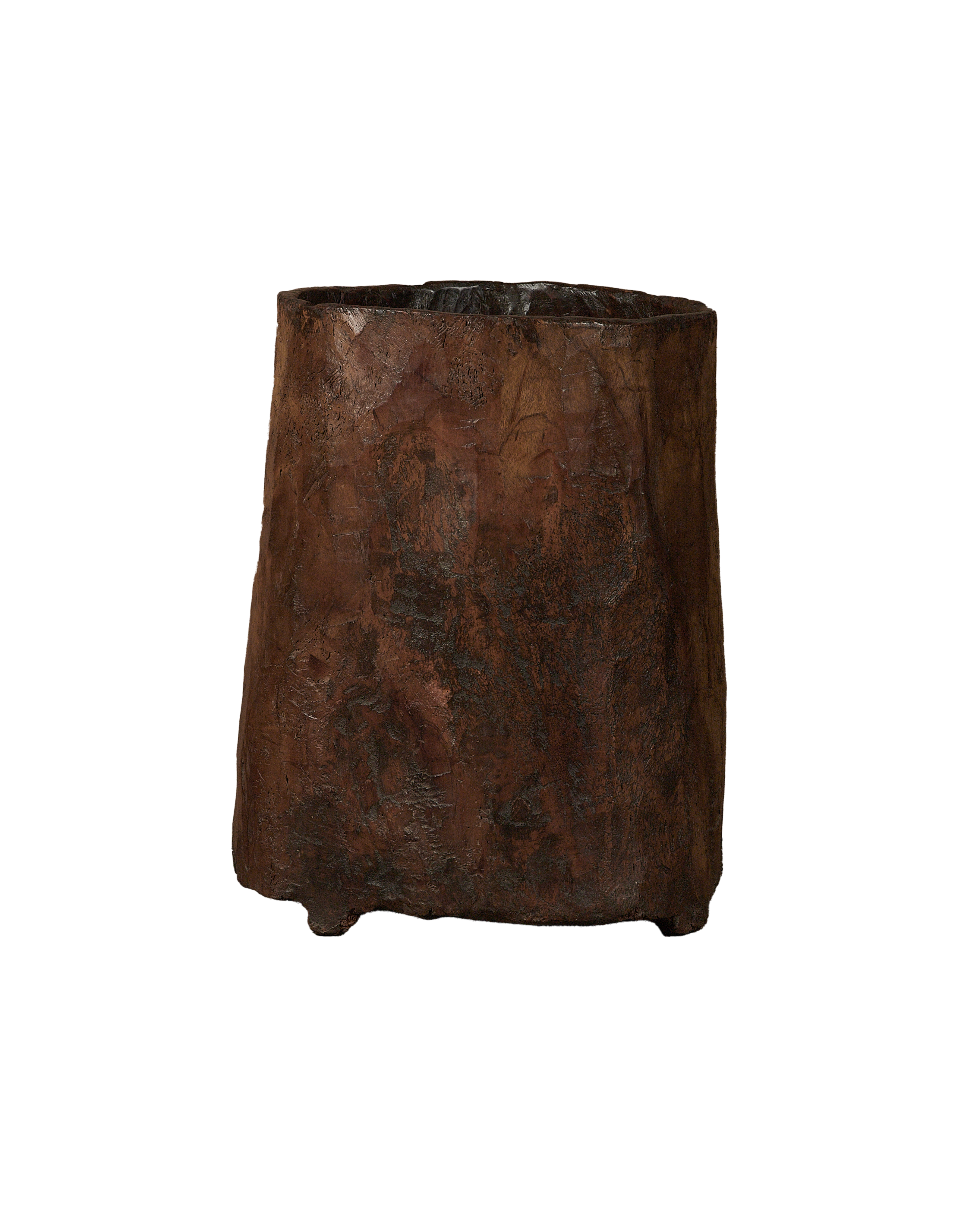 Antique Nagaland Planter from India made of Wood