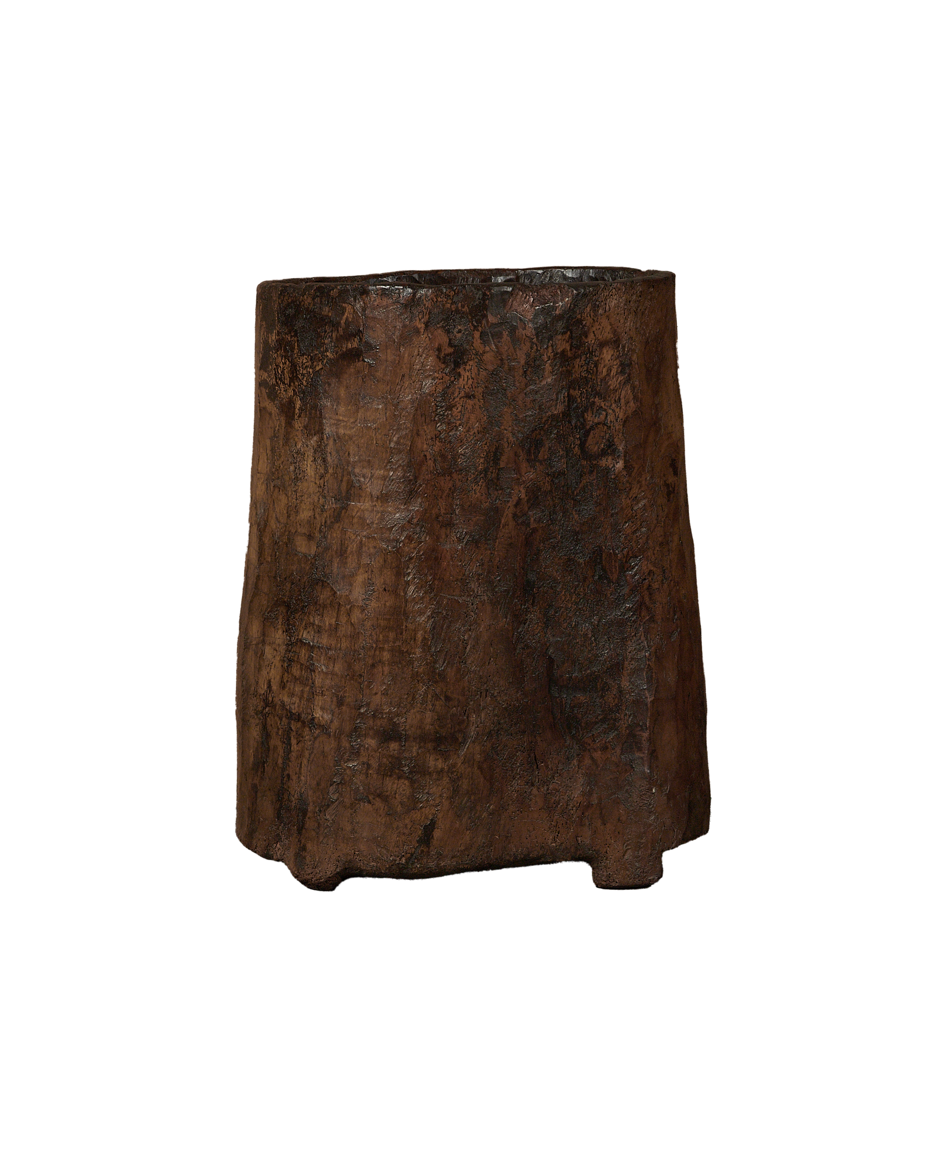 Antique Nagaland Planter from India made of Wood