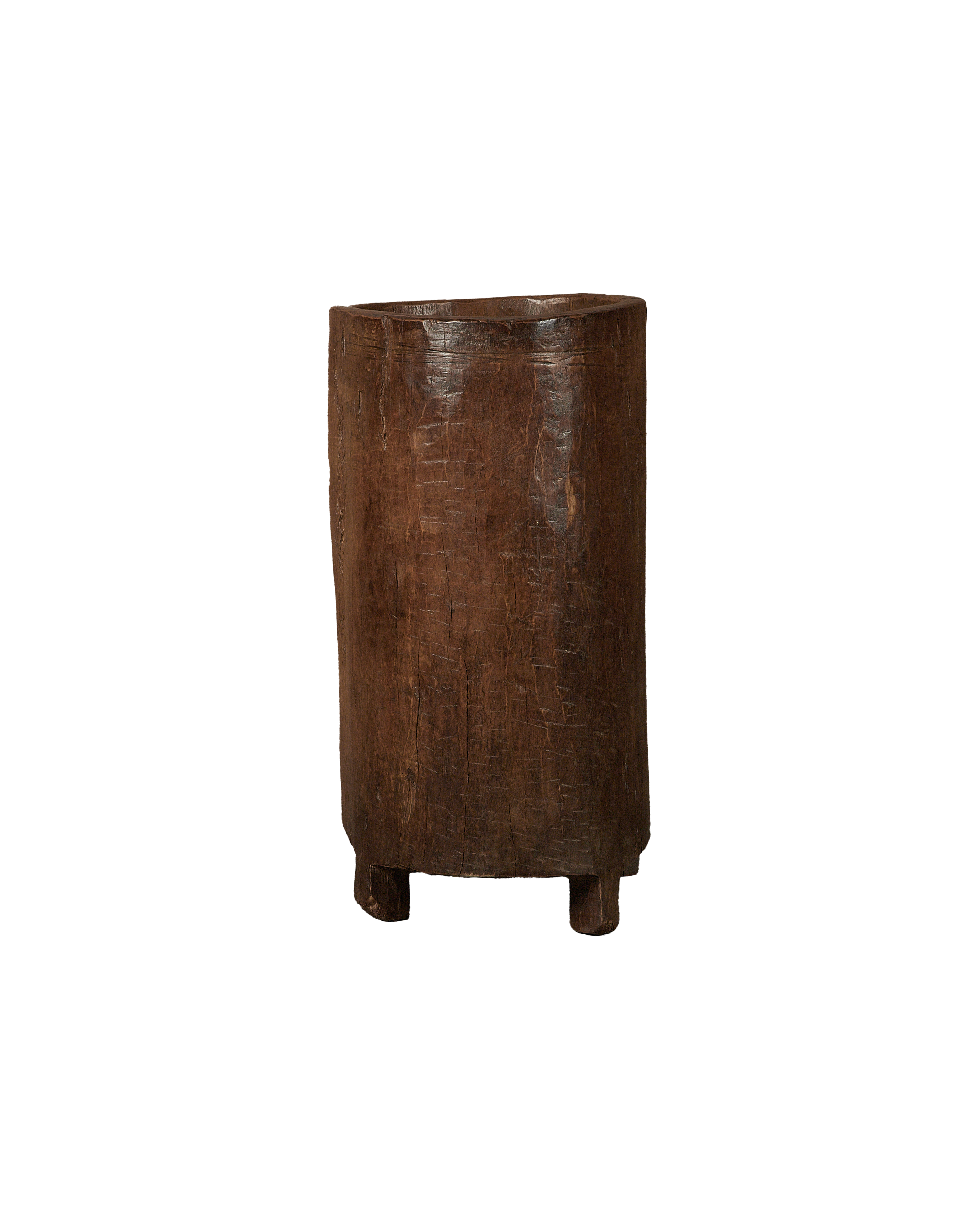Antique Nagaland Planter from India made of Wood
