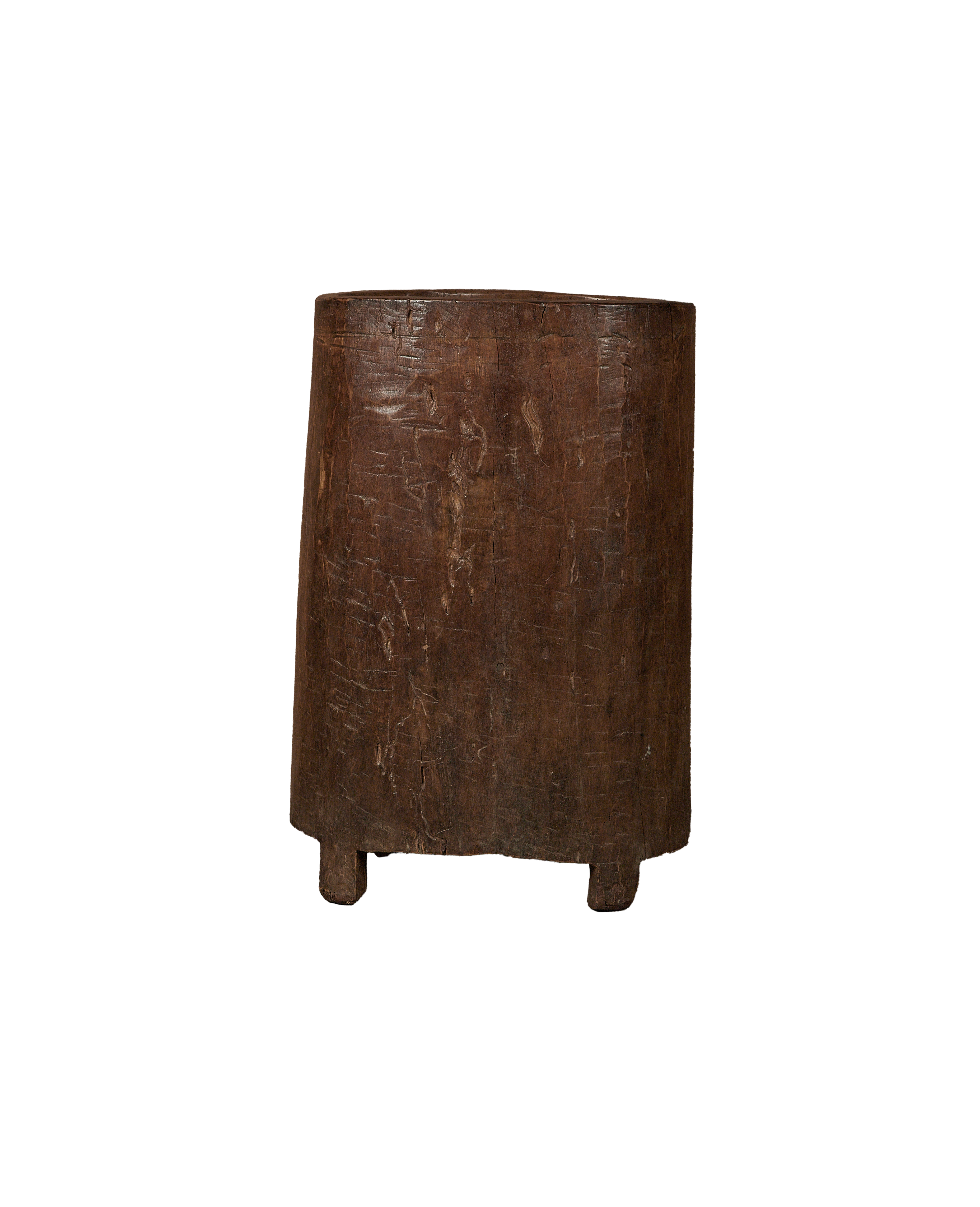 Antique Nagaland Planter from India made of Wood