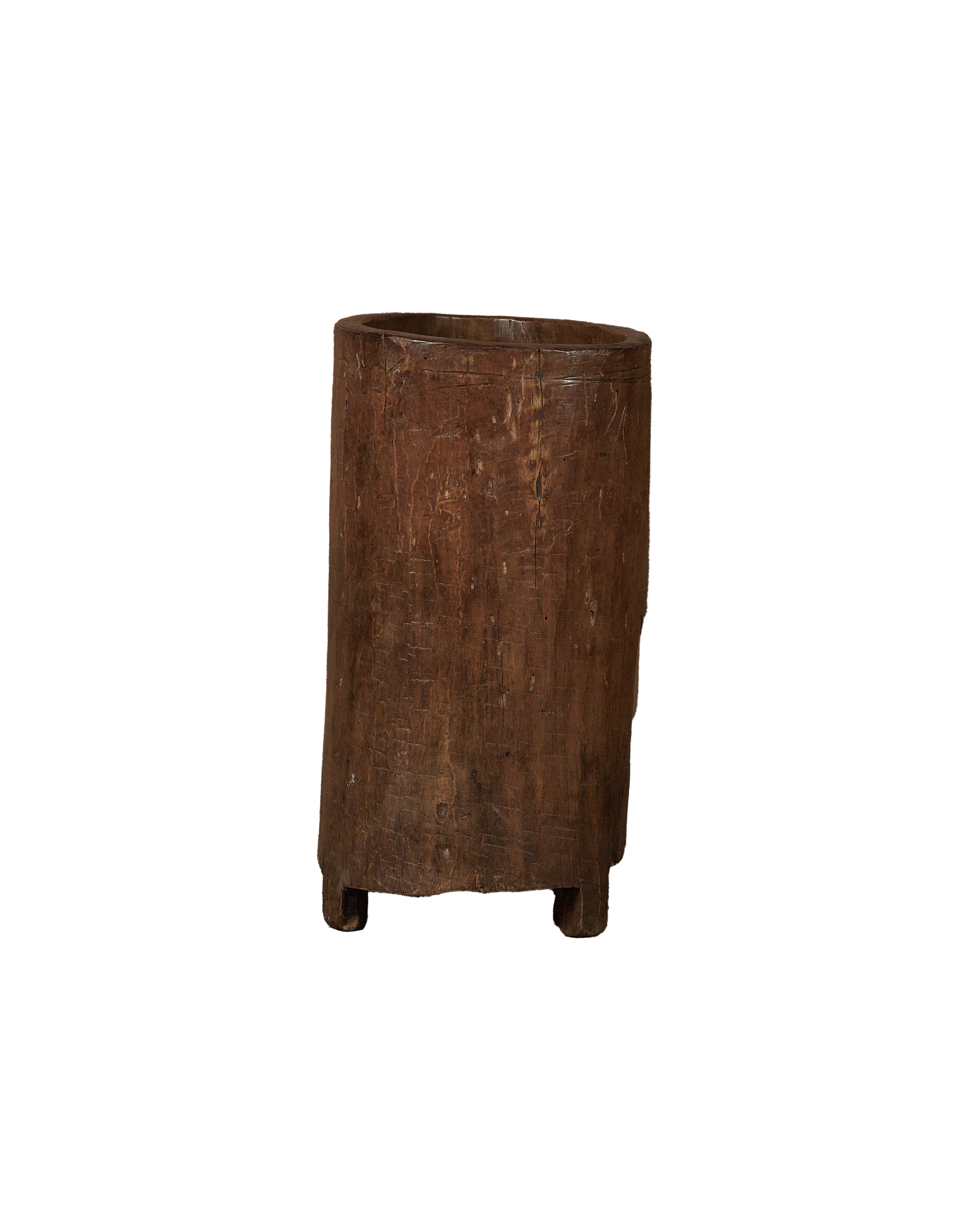 Antique Nagaland Planter from India made of Wood