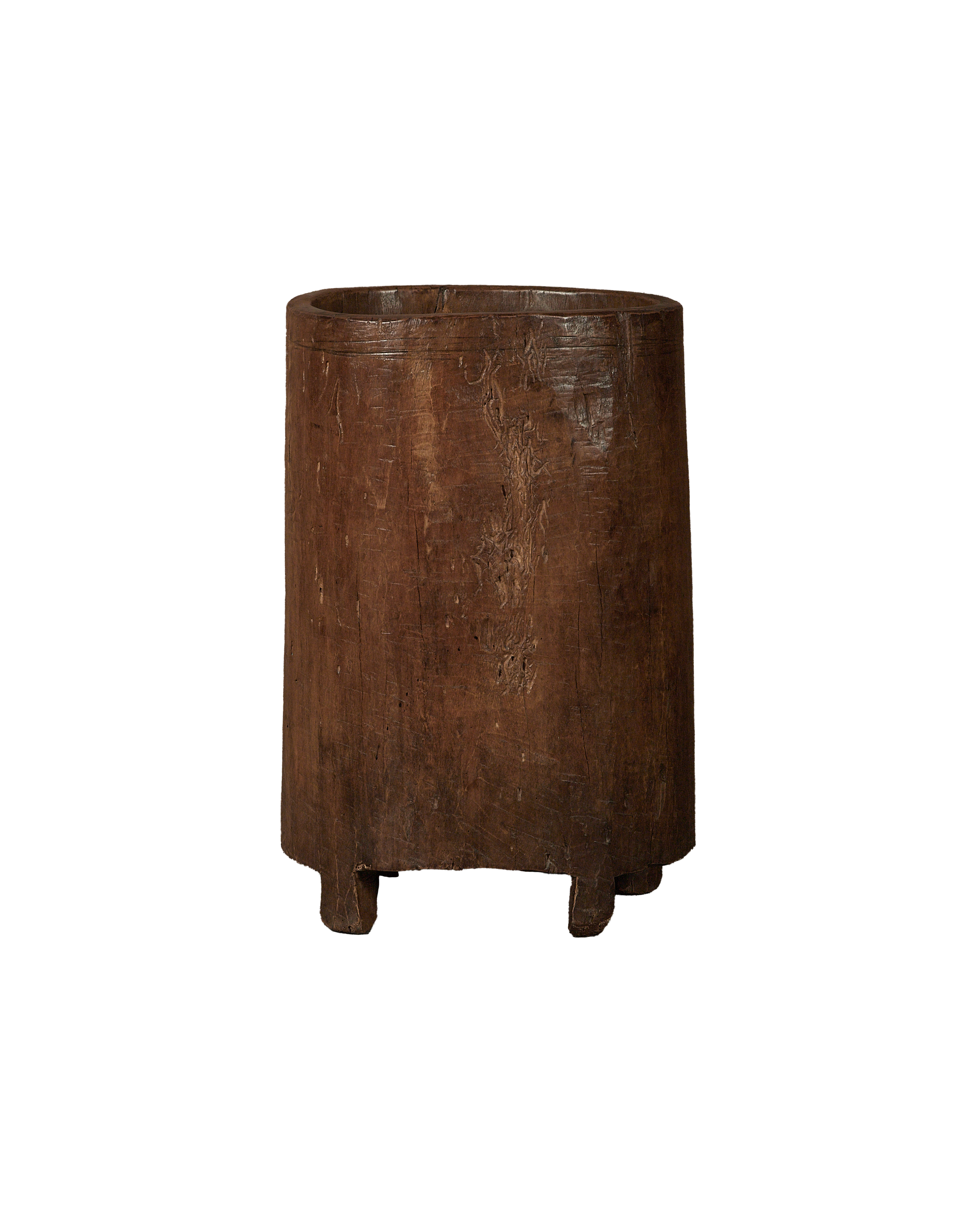Antique Nagaland Planter from India made of Wood
