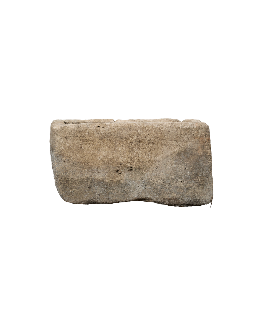 Vintage Limestone Trough - Rectangle from Indonesia - Planters, Fountains, & Water Features
