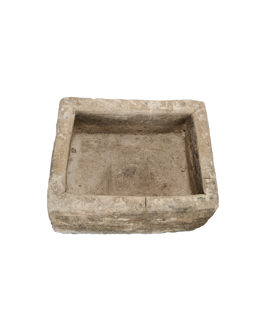 Vintage Limestone Trough - Rectangle from Indonesia - Planters, Fountains, & Water Features