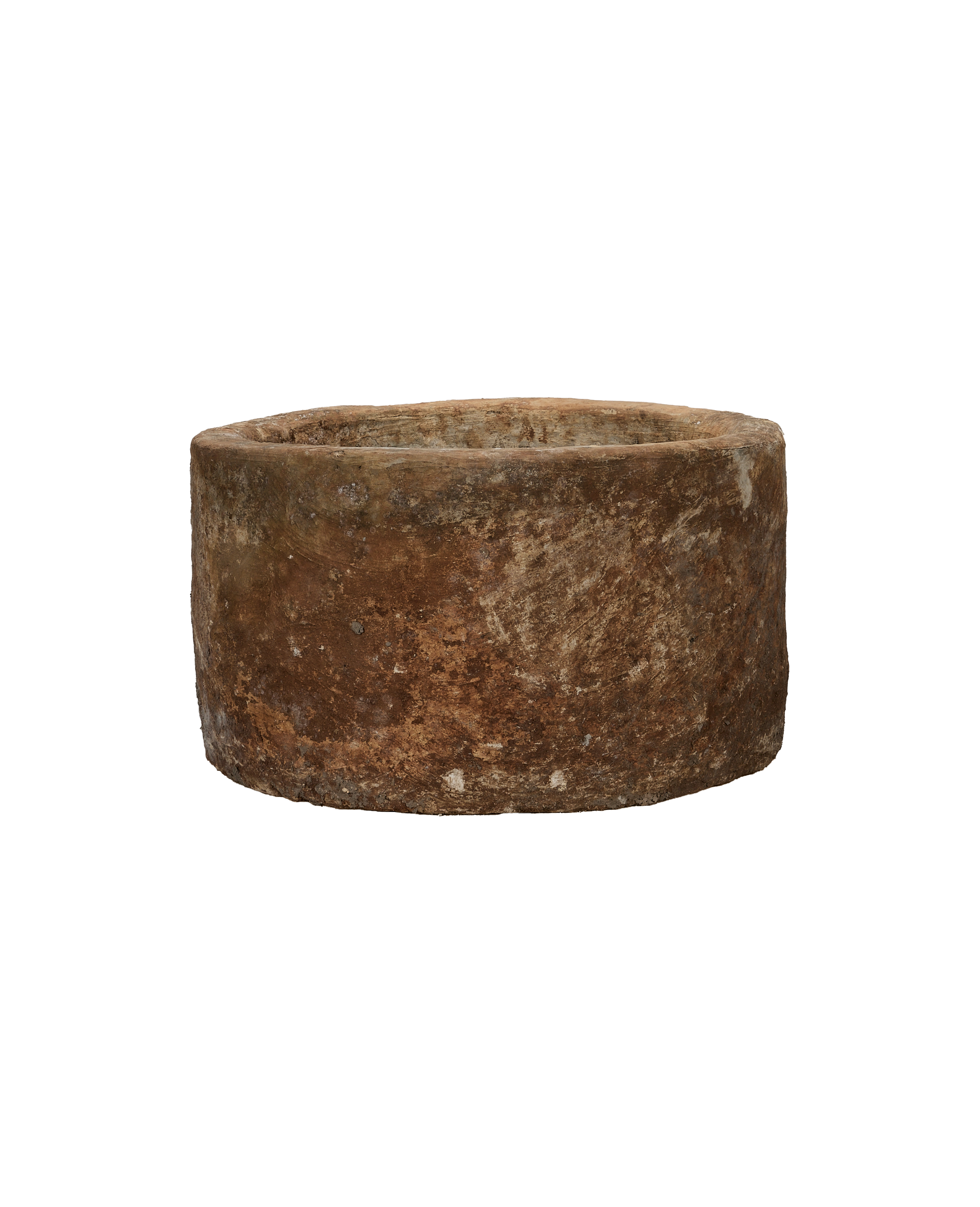 Vintage Limestone Trough - Round from Indonesia - Planters, Fountains, & Water Features