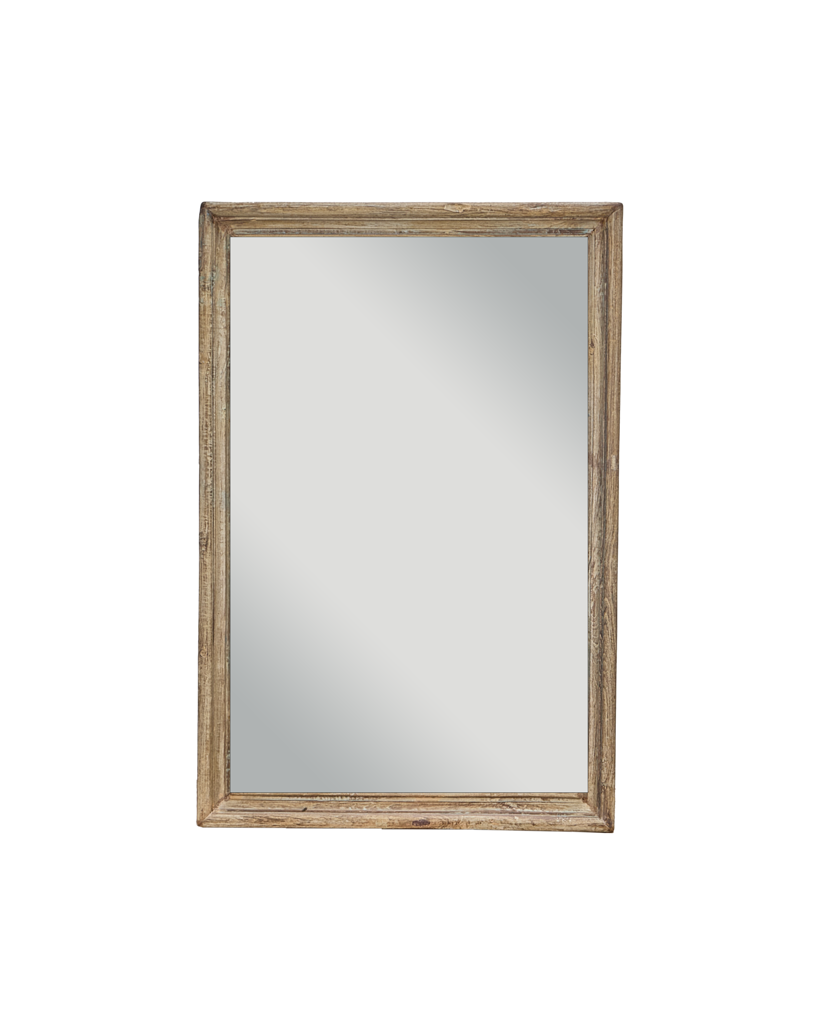 Vintage Teak Vanity Mirror from India made of Wood