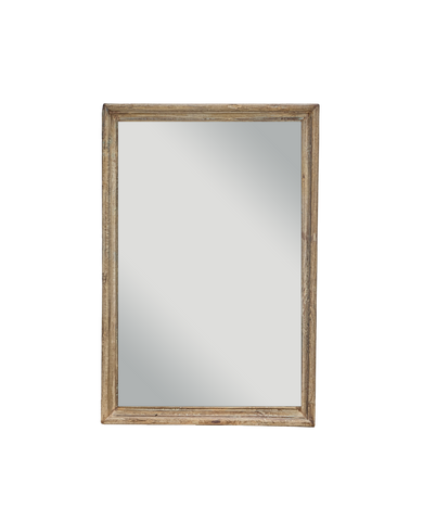 Vintage Teak Vanity Mirror from India made of Wood