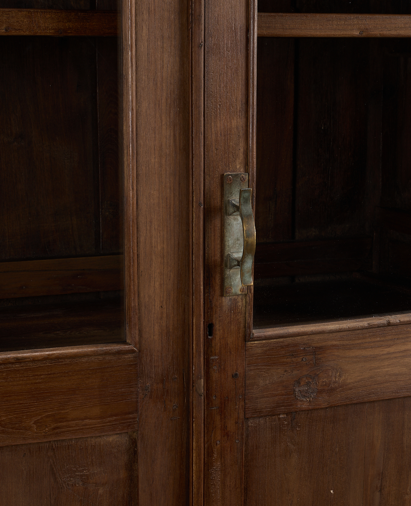Vintage Wood Cabinet - Natural from India made of Wood