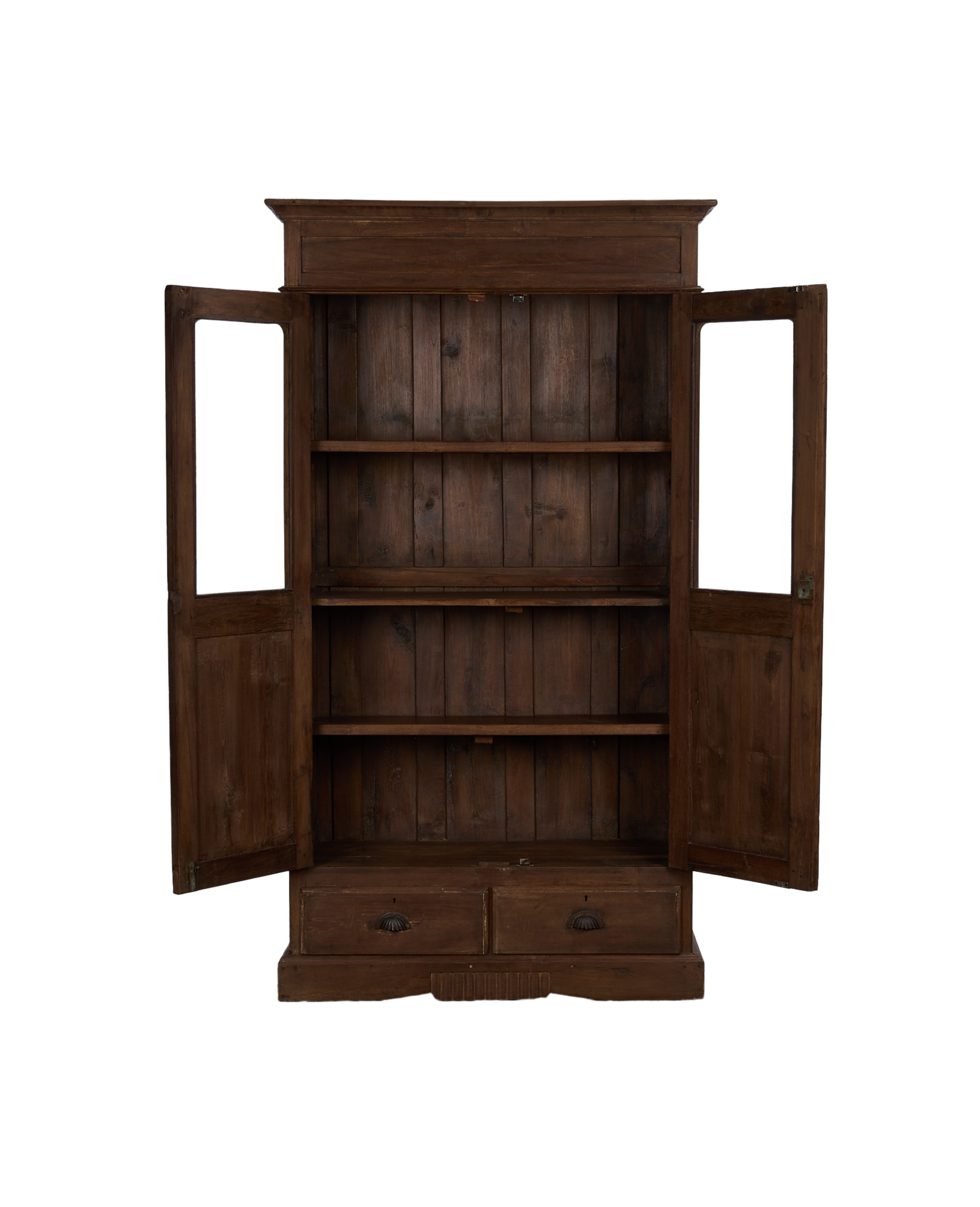 Vintage Wood Cabinet - Natural from India made of Wood