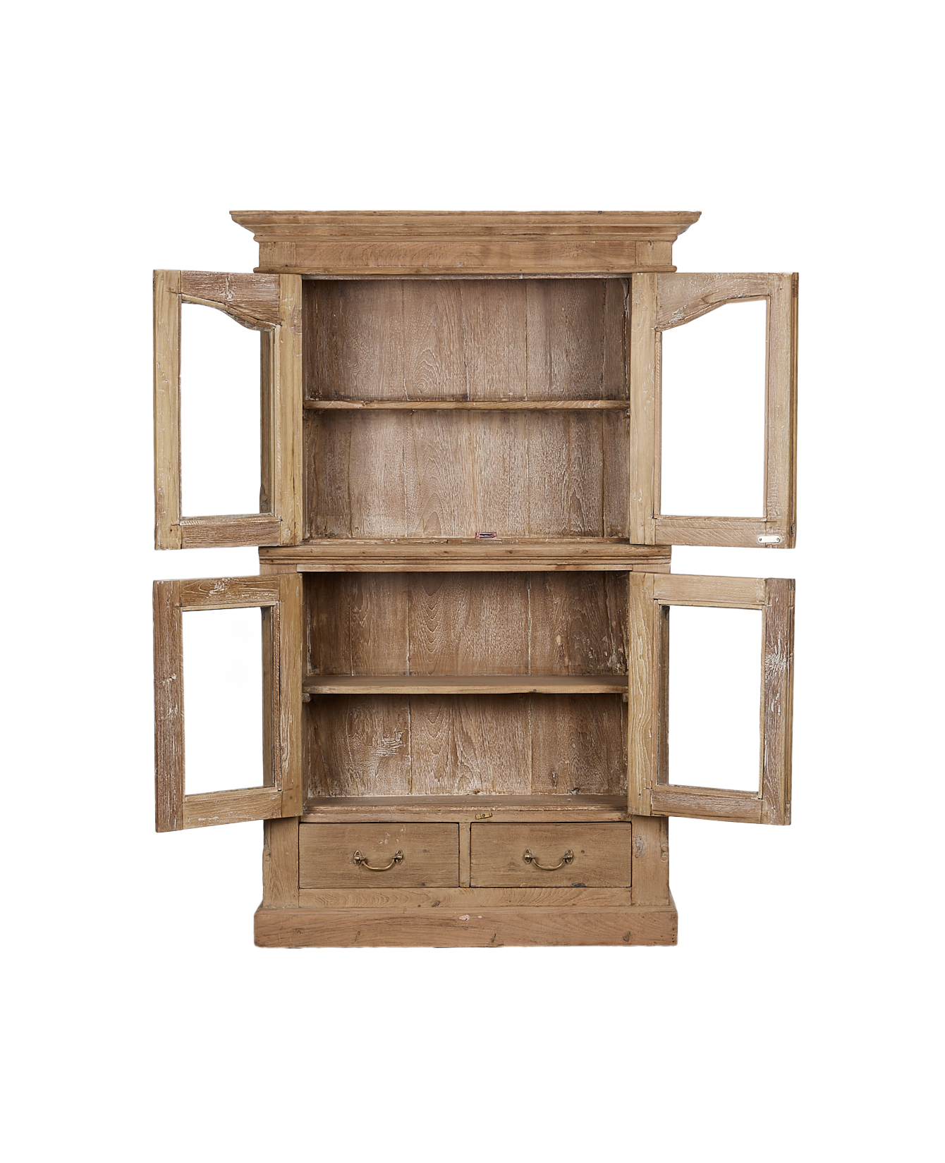 Vintage Wood Cabinet - Bleached from India made of Wood
