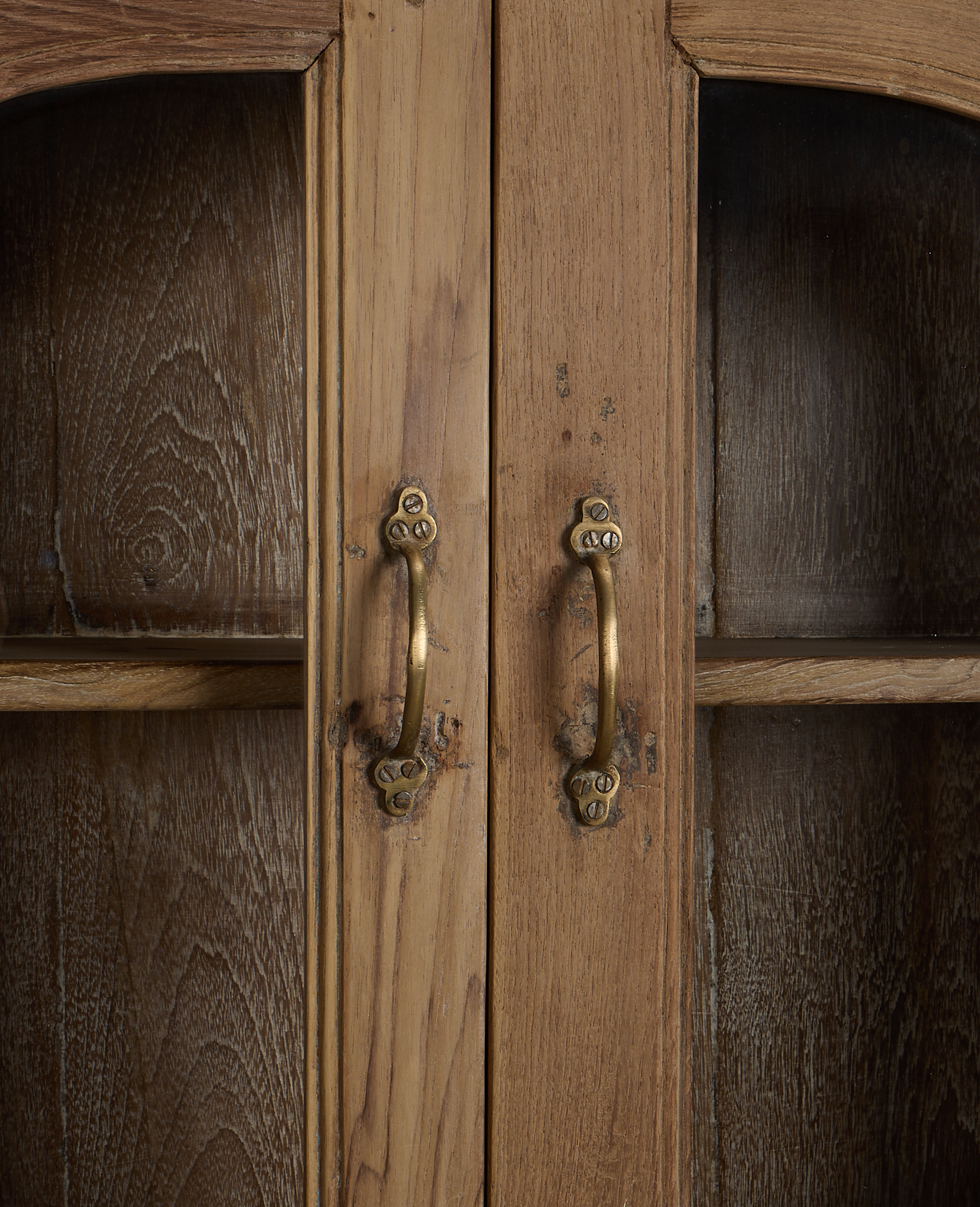 Vintage Wood Cabinet - Bleached from India made of Wood