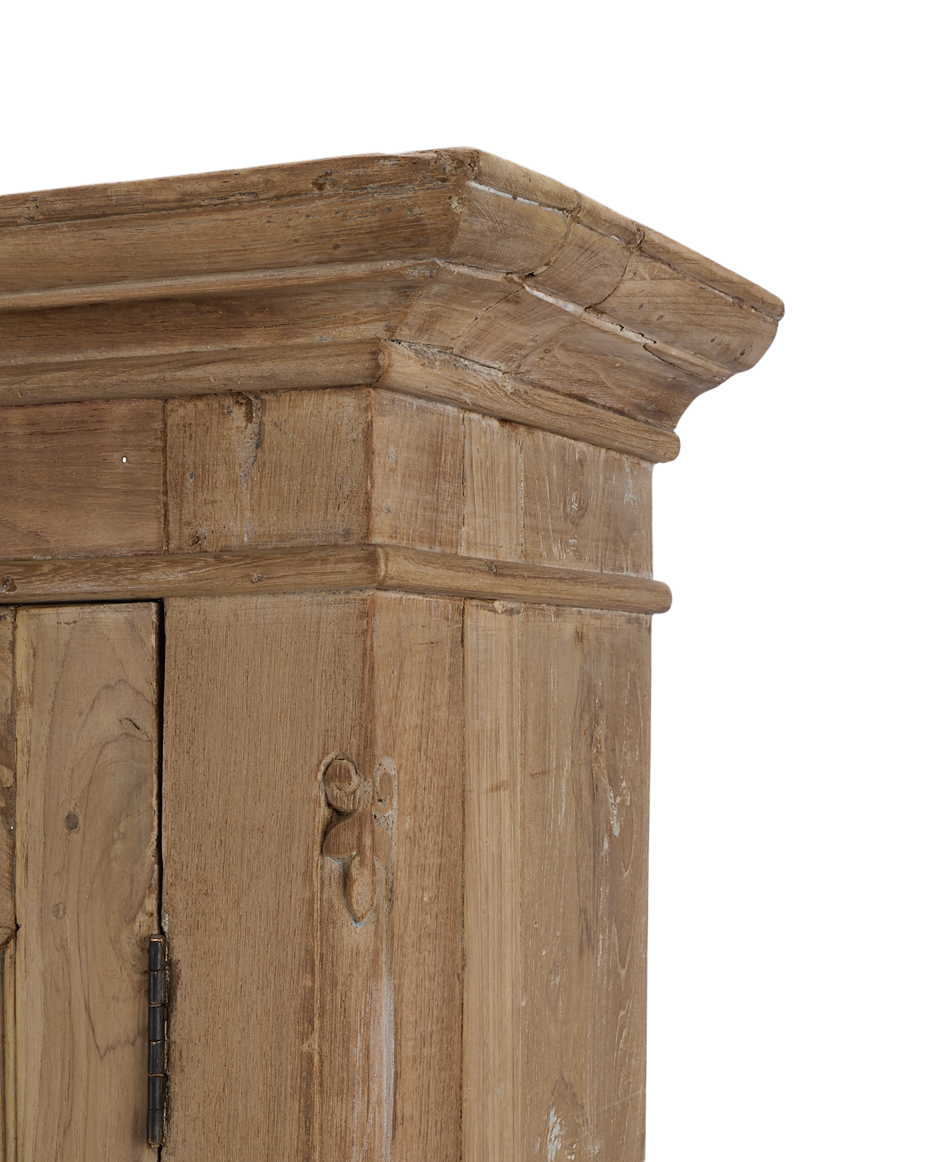 Vintage Wood Cabinet - Bleached from India made of Wood