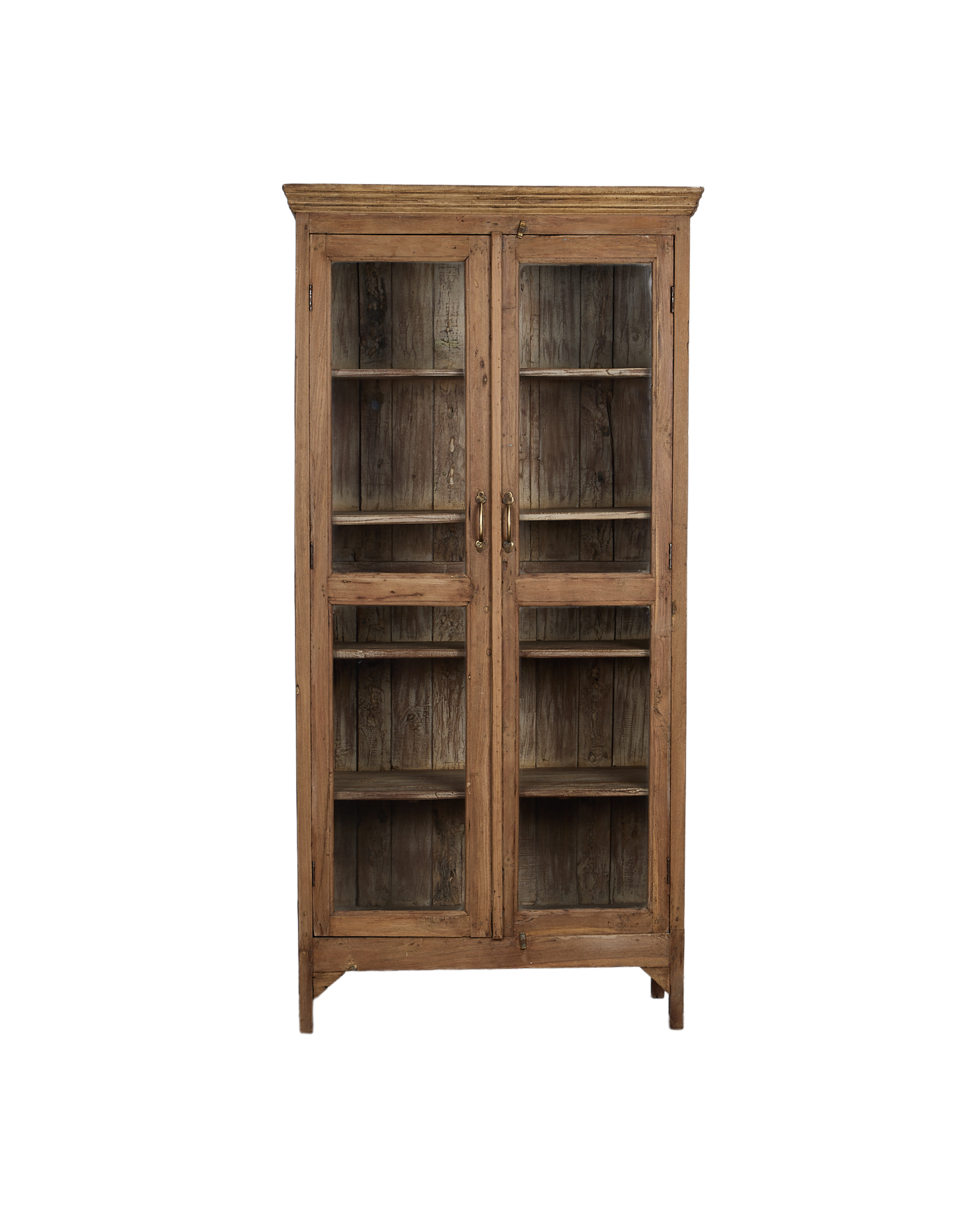 Vintage Wood Cabinet - Natural from India made of Wood