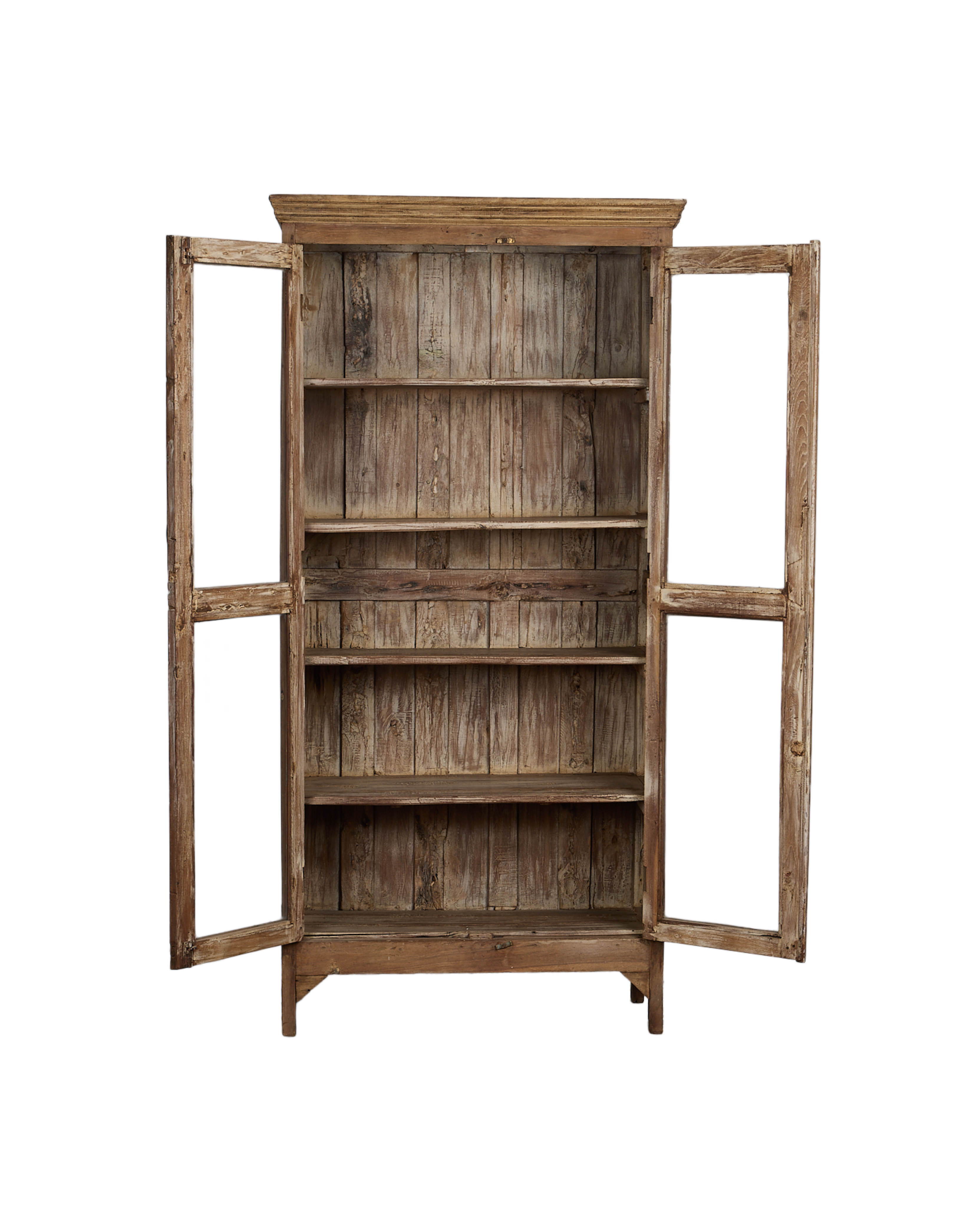 Vintage Wood Cabinet - Natural from India made of Wood