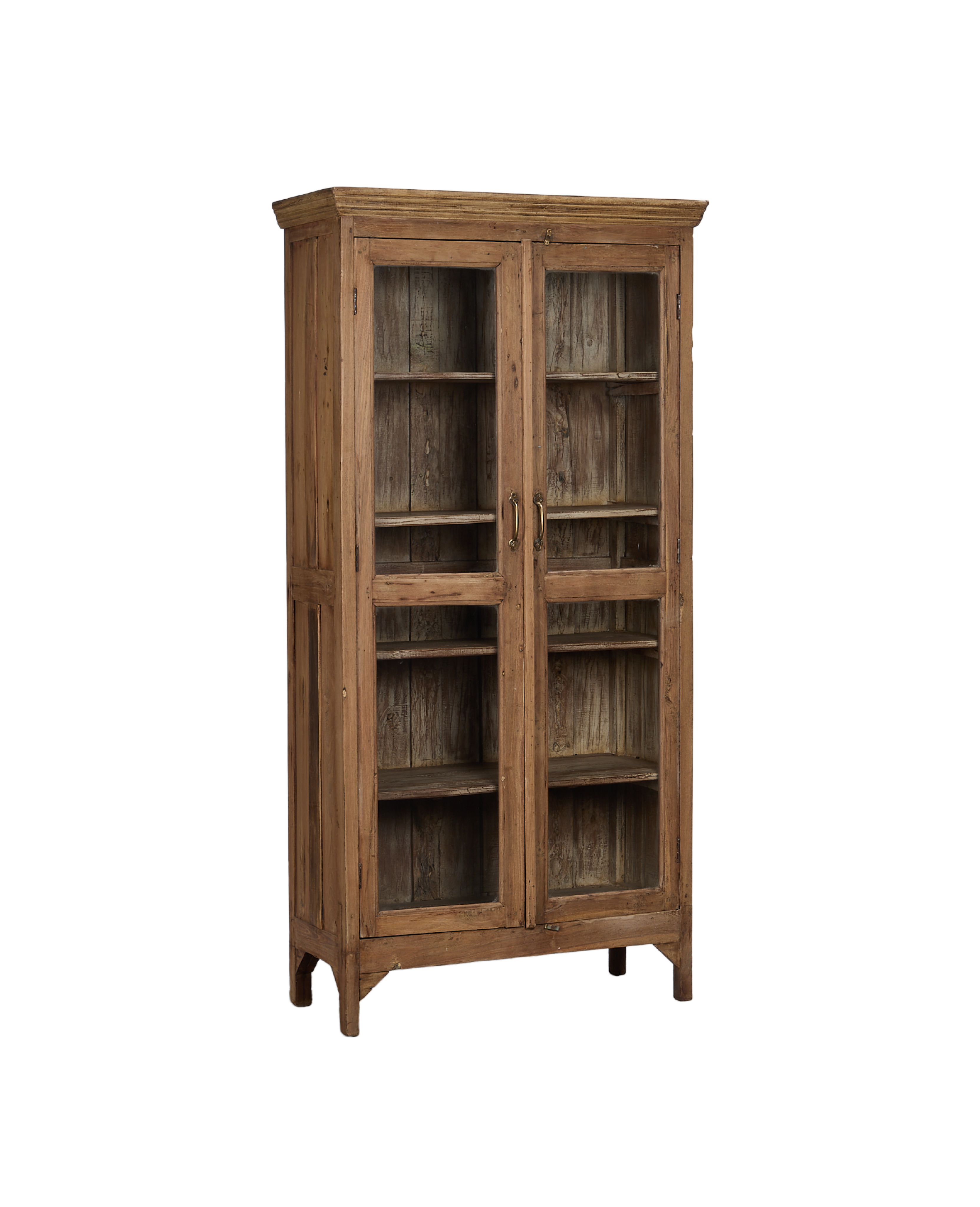 Vintage Wood Cabinet - Natural from India made of Wood