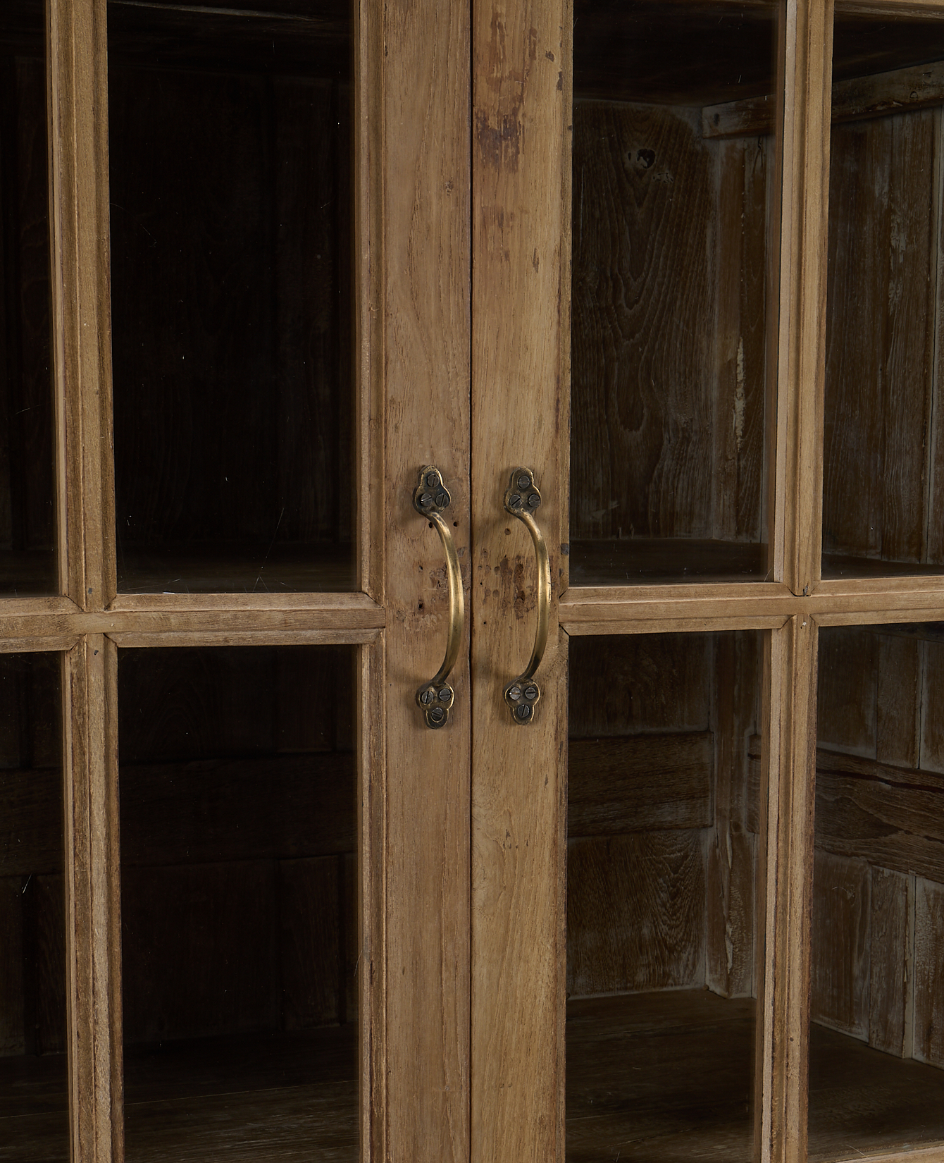Vintage Wood Cabinet - Bleached from India made of Wood