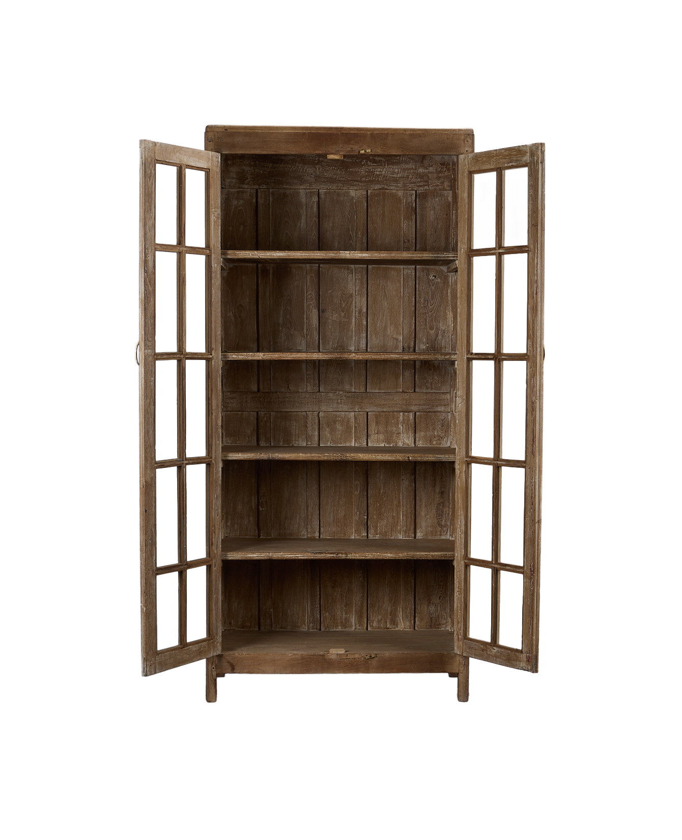 Vintage Wood Cabinet - Bleached from India made of Wood