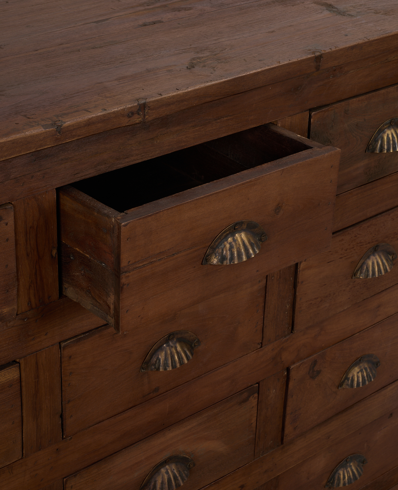 Vintage Wood Sideboard - Natural from India made of Wood