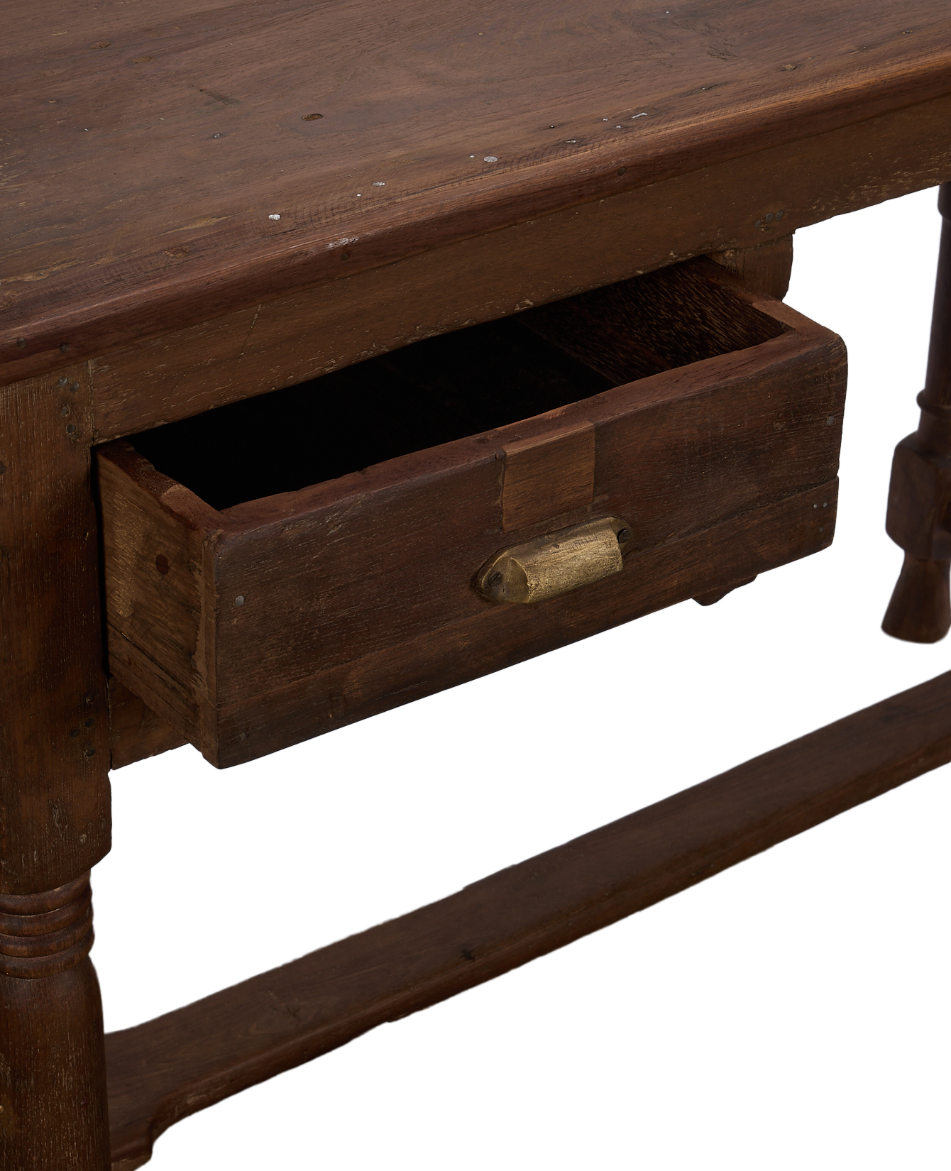 Vintage Wood Desk - Natural from India made of Wood