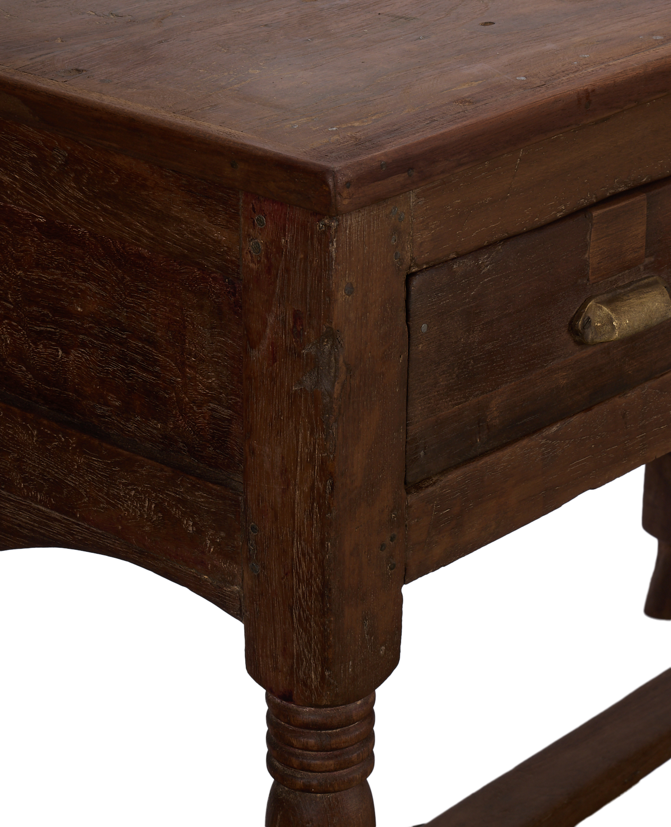 Vintage Wood Desk - Natural from India made of Wood